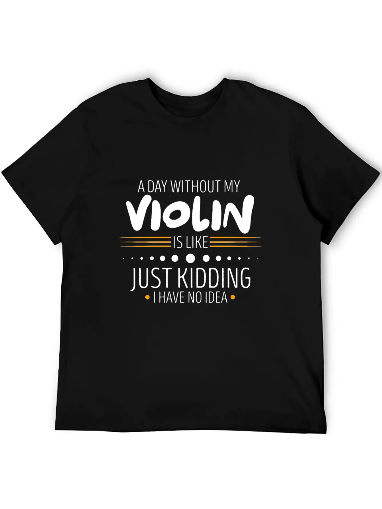 Violin Unisex Casual T-Shirt ¨C Clean Design For Daily Comfort