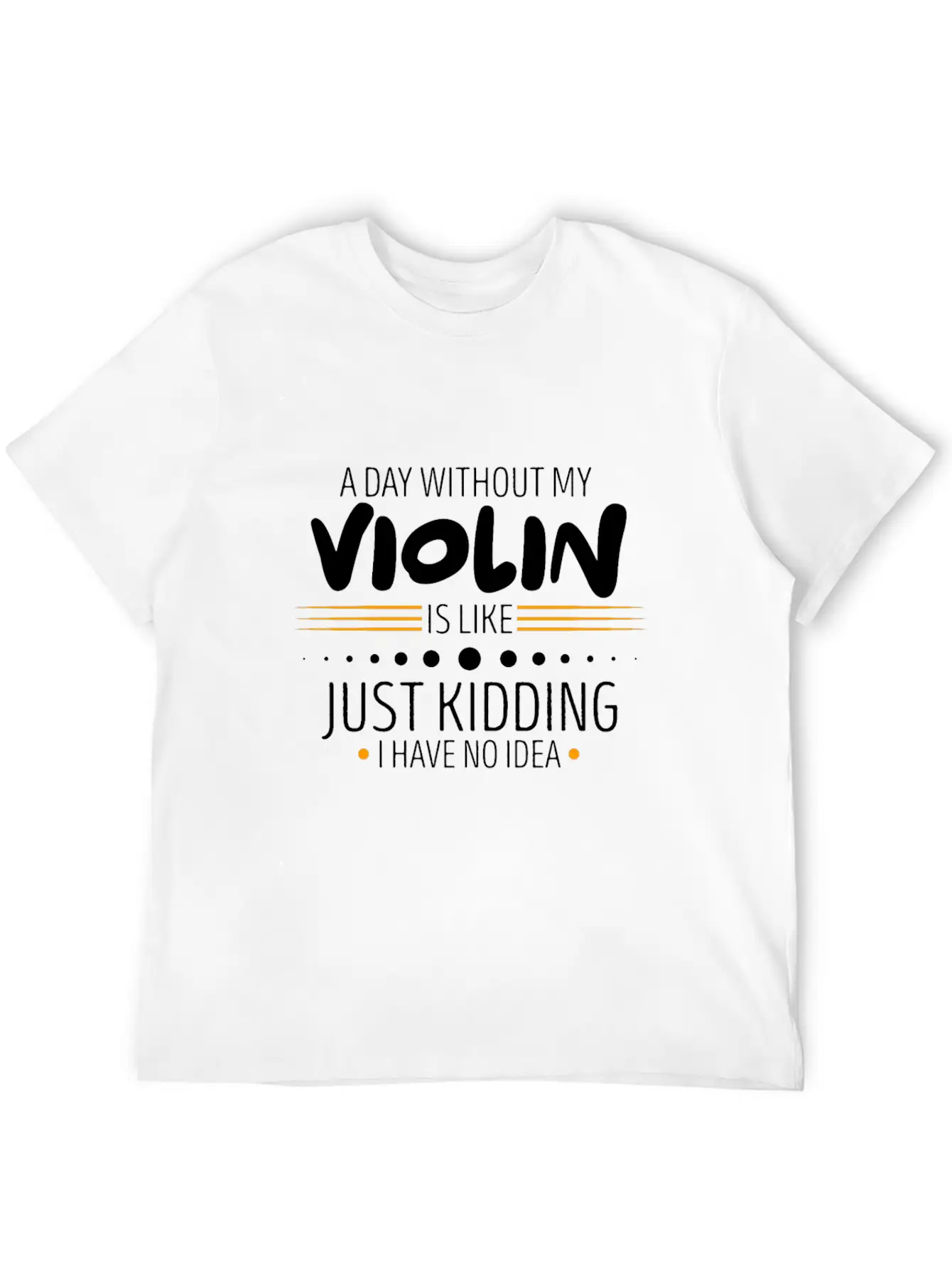 Violin Unisex Casual T-Shirt ¨C Clean Design For Daily Comfort
