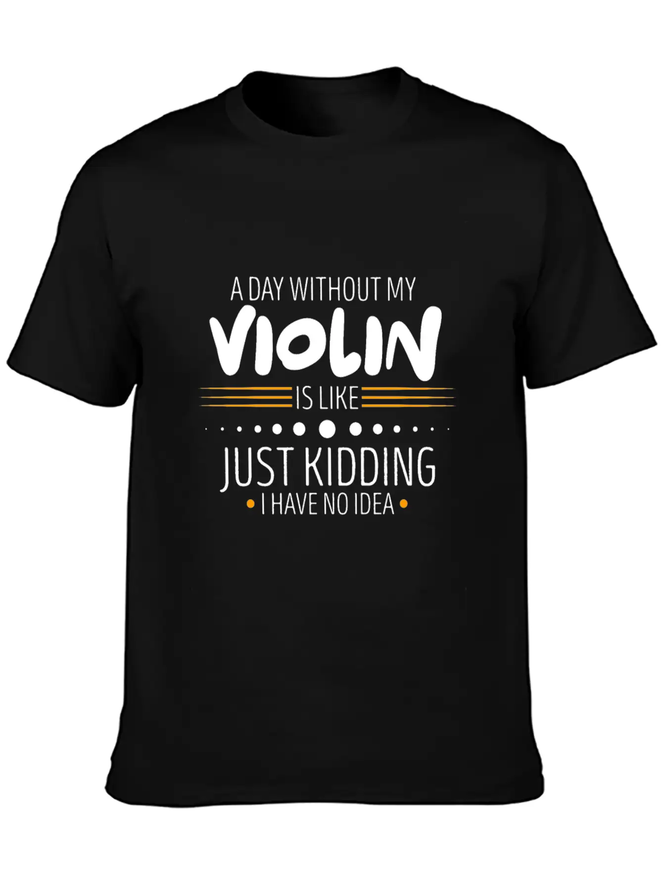 Violin Unisex Casual T-Shirt ¨C Clean Design For Daily Comfort