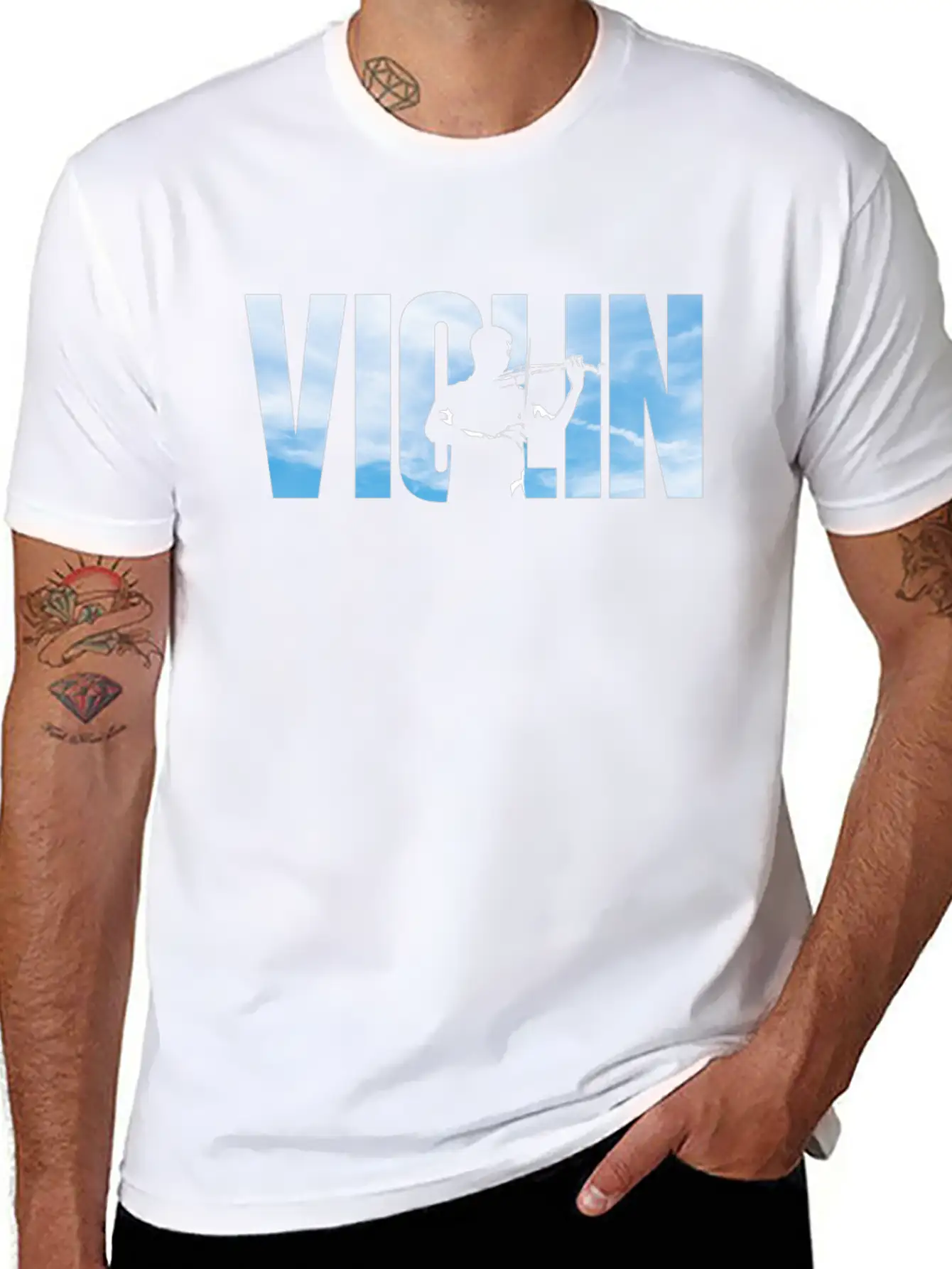 Violin Violinist Violin Unisex Casual T-Shirt ¨C Clean Design For Daily Comfort
