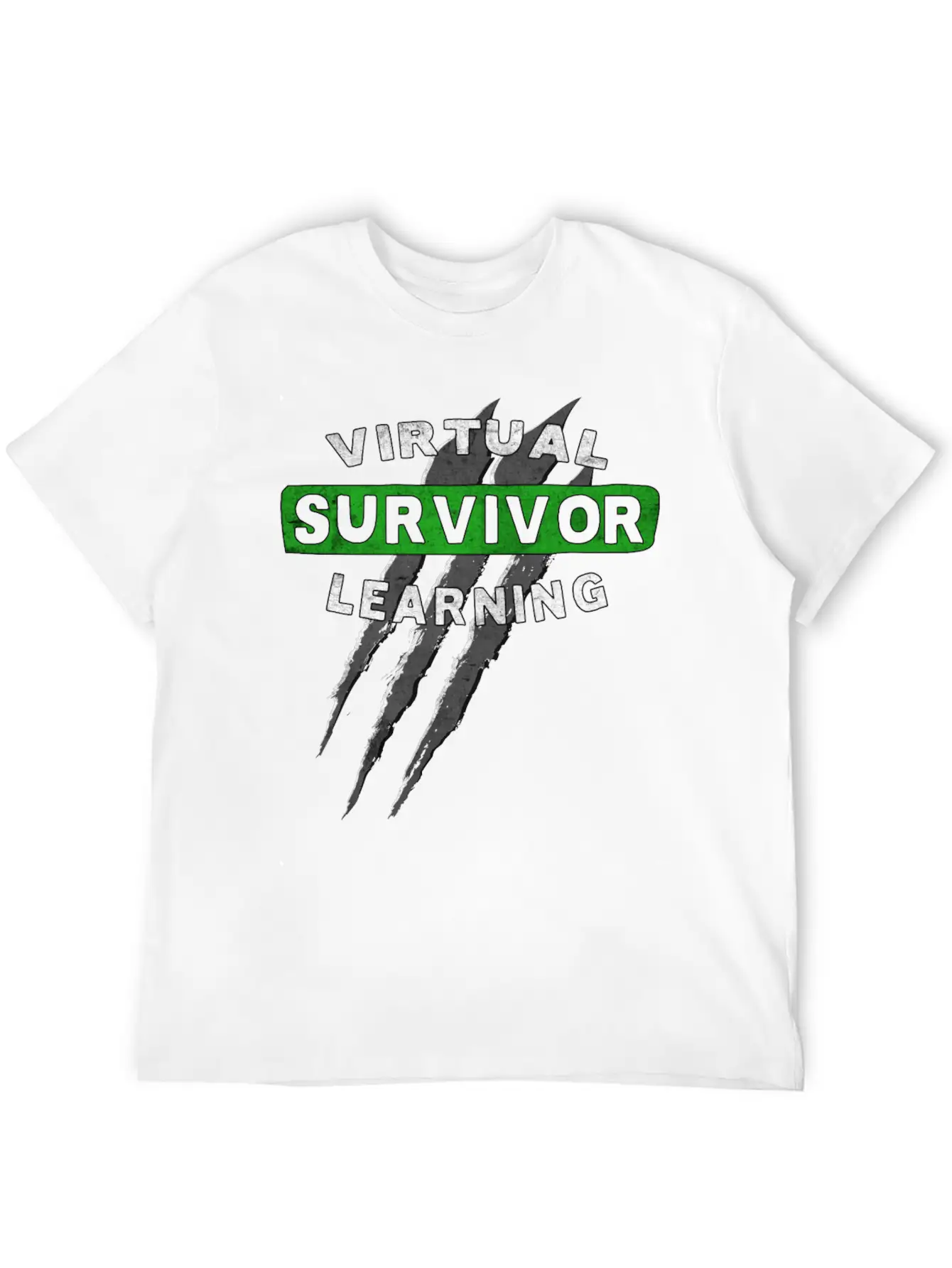 Virtual Learning Survivor, Back To School Essential Cotton Tee For Daily Outfits ¨C Unisex Style