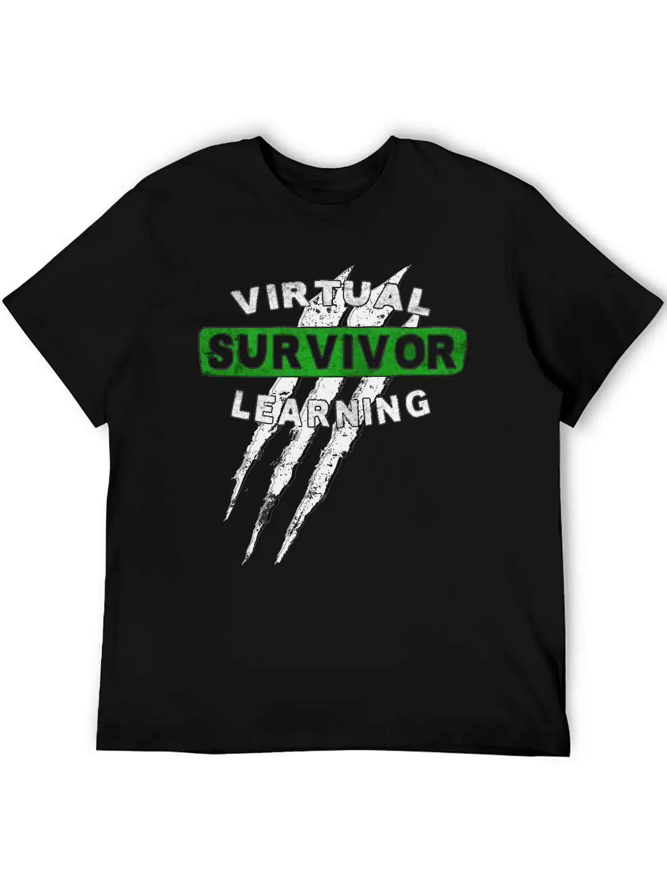 Virtual Learning Survivor, Back To School Essential Cotton Tee For Daily Outfits ¨C Unisex Style
