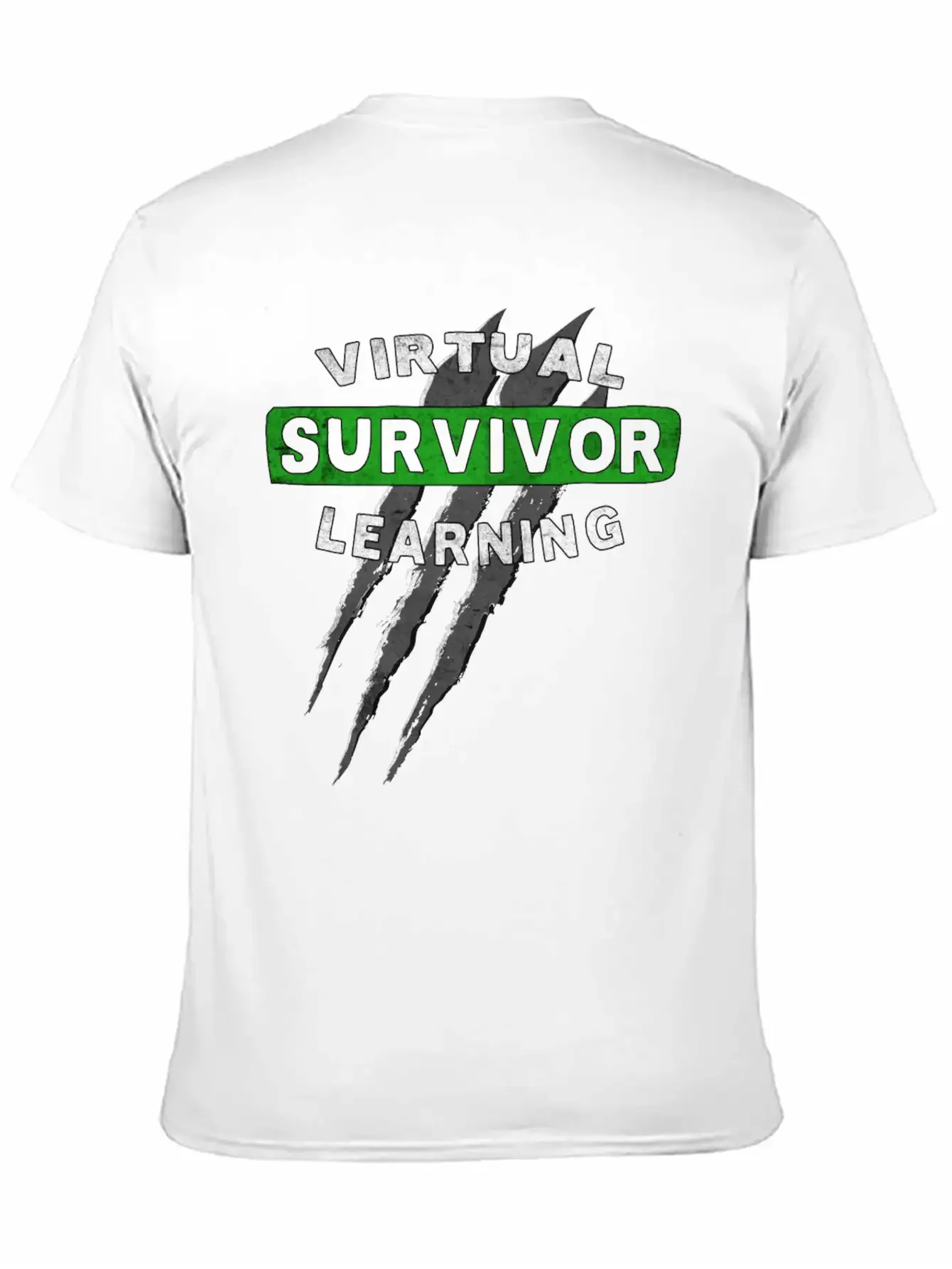 Virtual Learning Survivor, Back To School Essential Cotton Tee For Daily Outfits ¨C Unisex Style