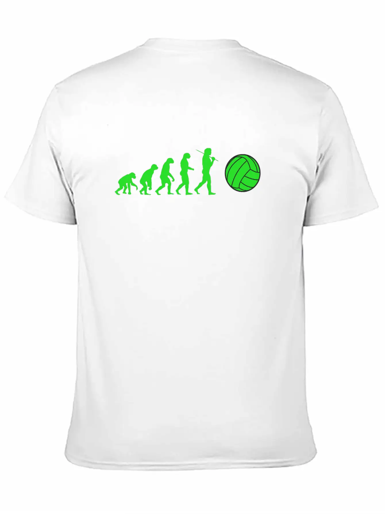 Volleyball Evolution Sport Volleyballer Ball Dig Essential Cotton Tee For Daily Outfits ¨C Unisex Style