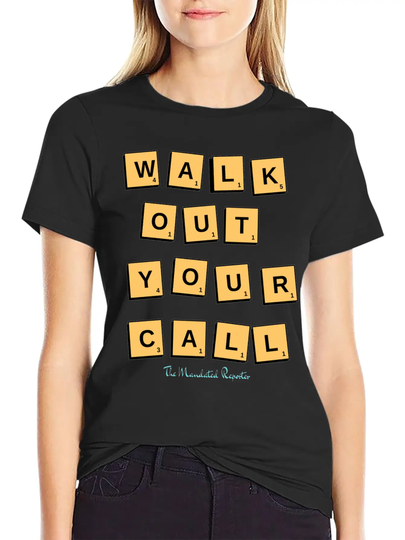 Walk Out Your Call Essential Cotton Tee For Daily Outfits ¨C Unisex Style