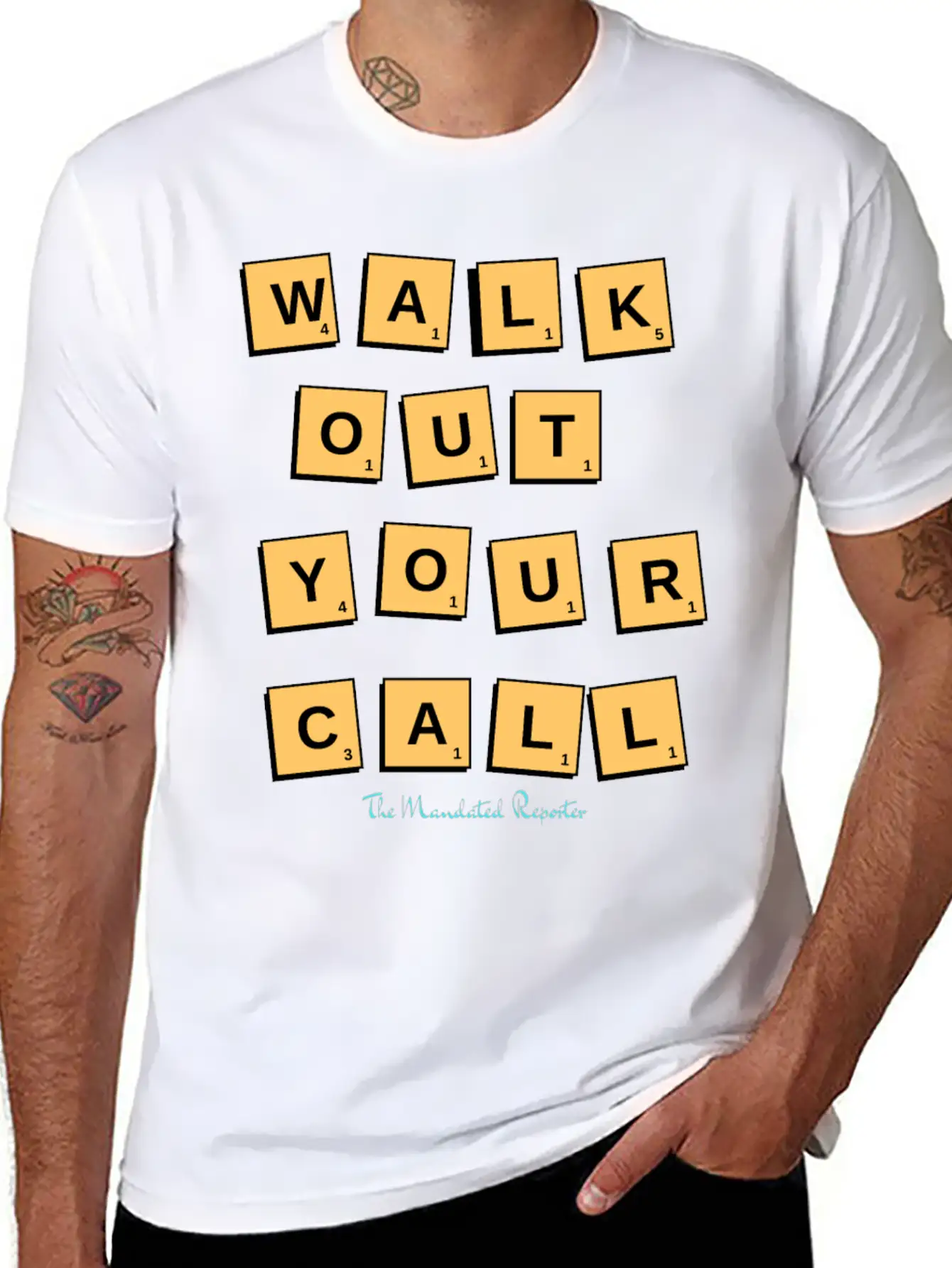 Walk Out Your Call Essential Cotton Tee For Daily Outfits ¨C Unisex Style