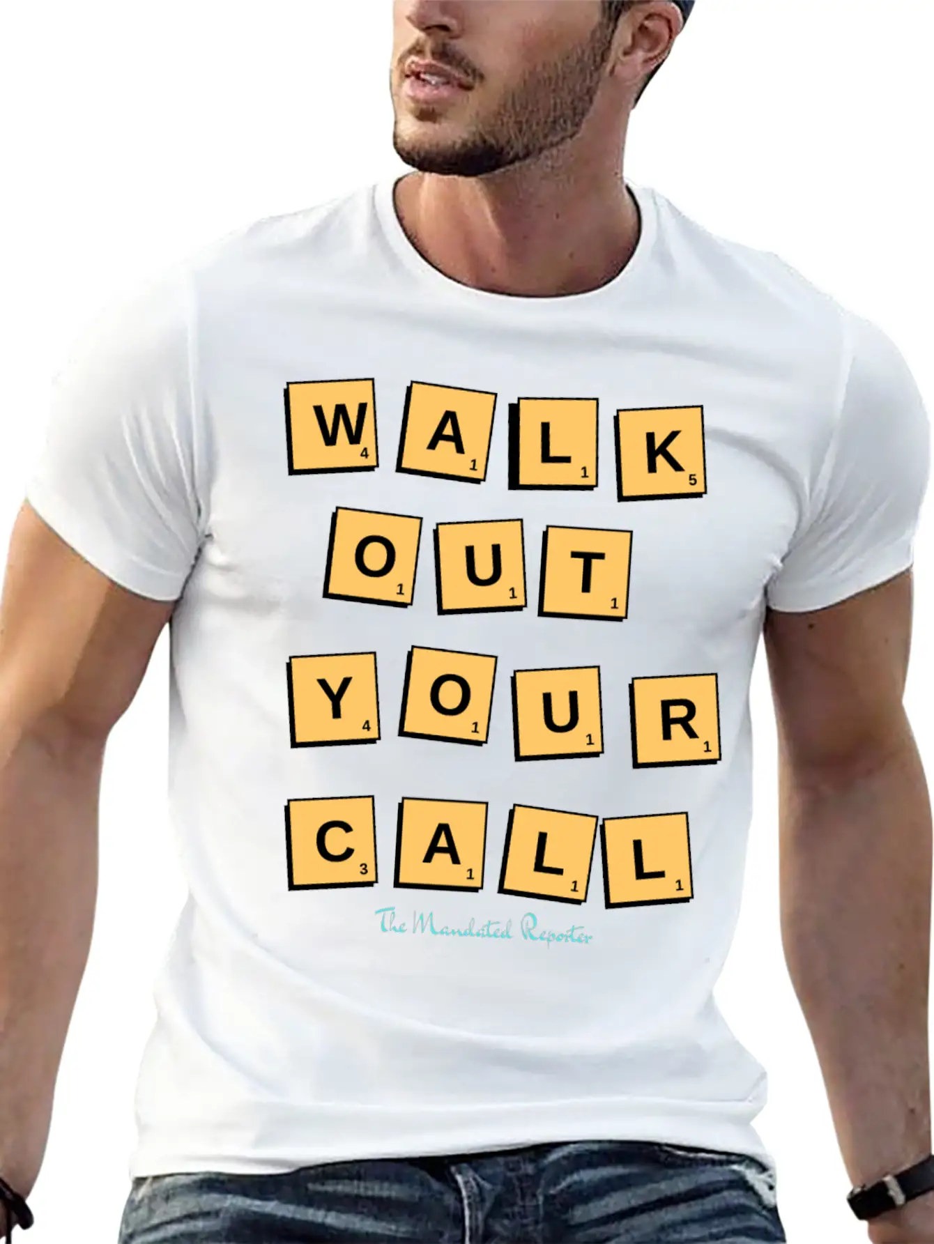 Walk Out Your Call Essential Cotton Tee For Daily Outfits ¨C Unisex Style