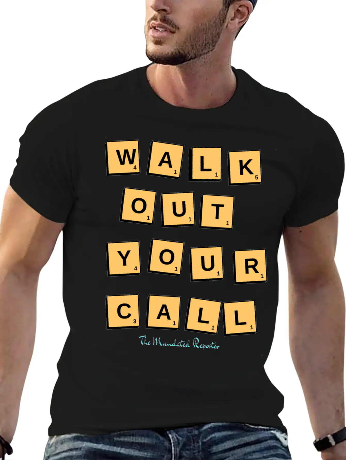 Walk Out Your Call Essential Cotton Tee For Daily Outfits ¨C Unisex Style