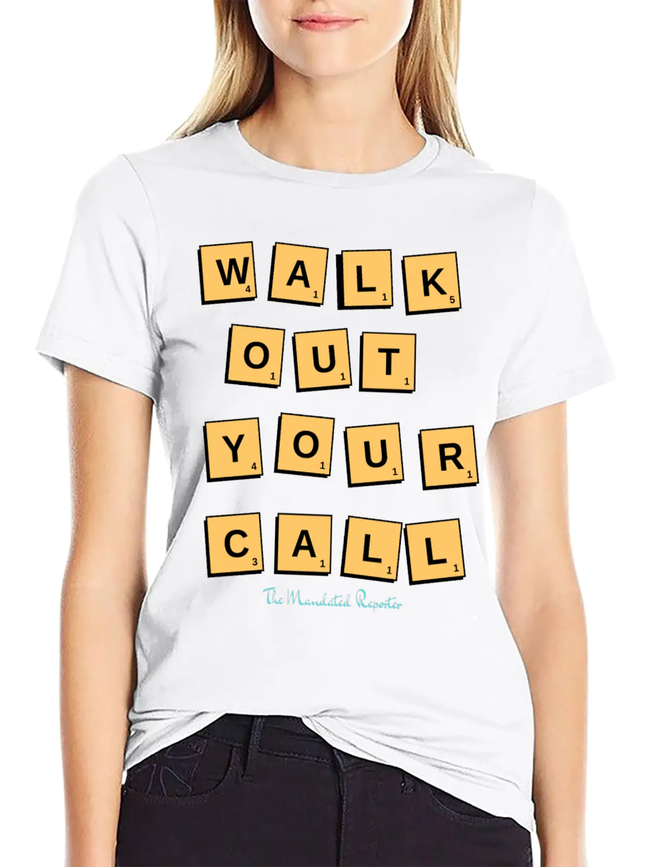 Walk Out Your Call Essential Cotton Tee For Daily Outfits ¨C Unisex Style