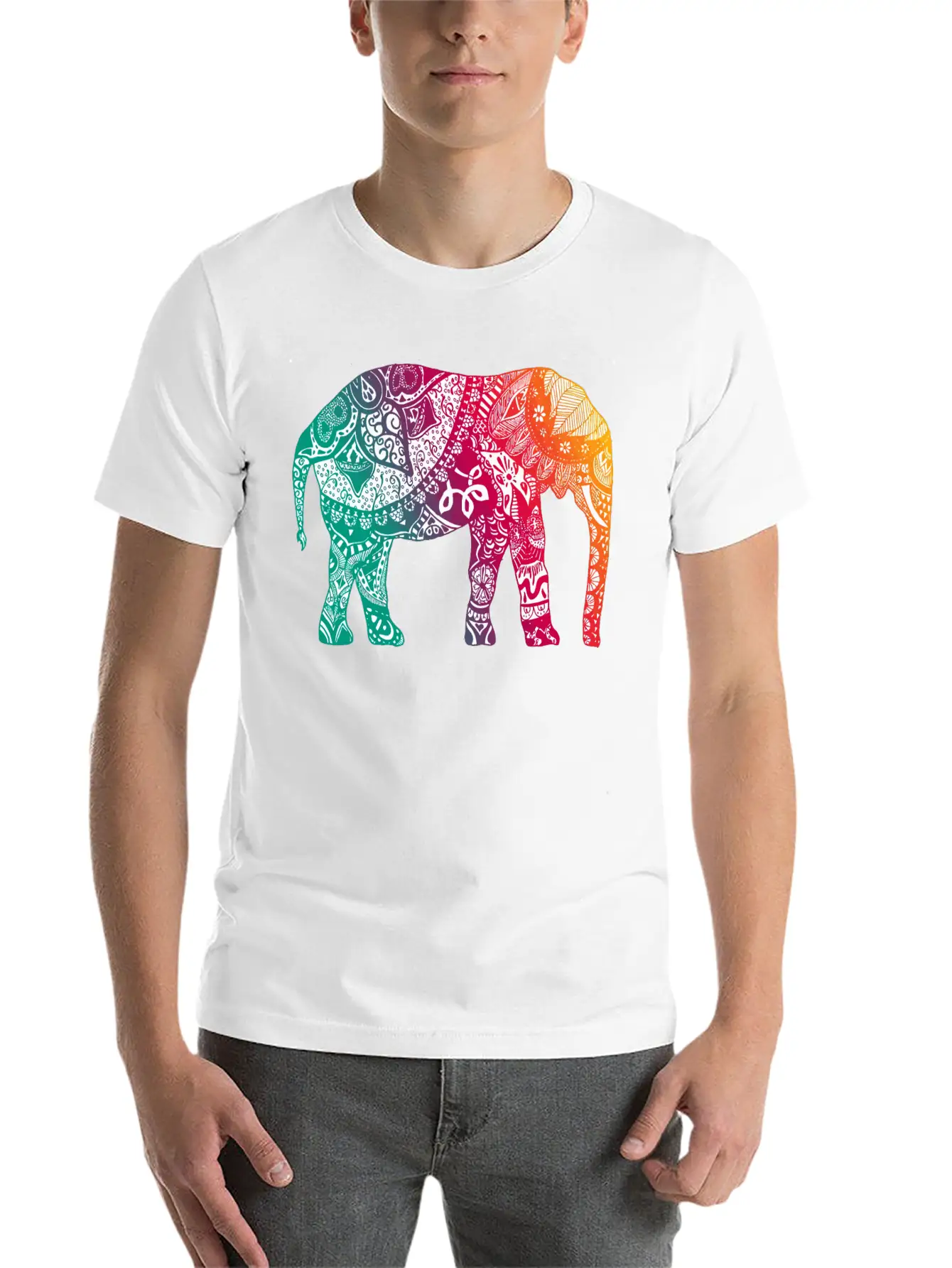 Warm Elephant Soft Cotton Short Sleeve Tee ¨C Unisex Wardrobe Staple