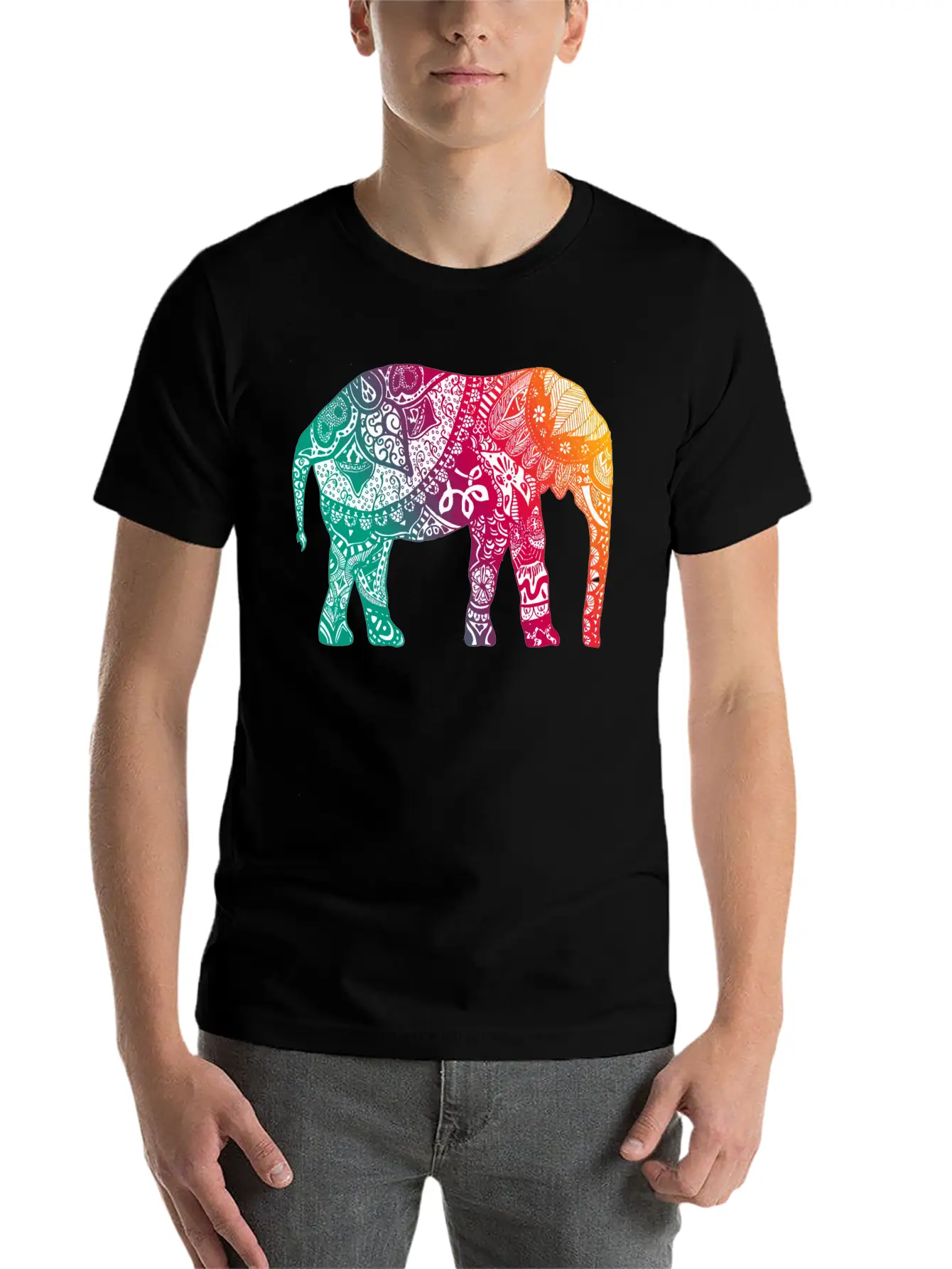 Warm Elephant Soft Cotton Short Sleeve Tee ¨C Unisex Wardrobe Staple