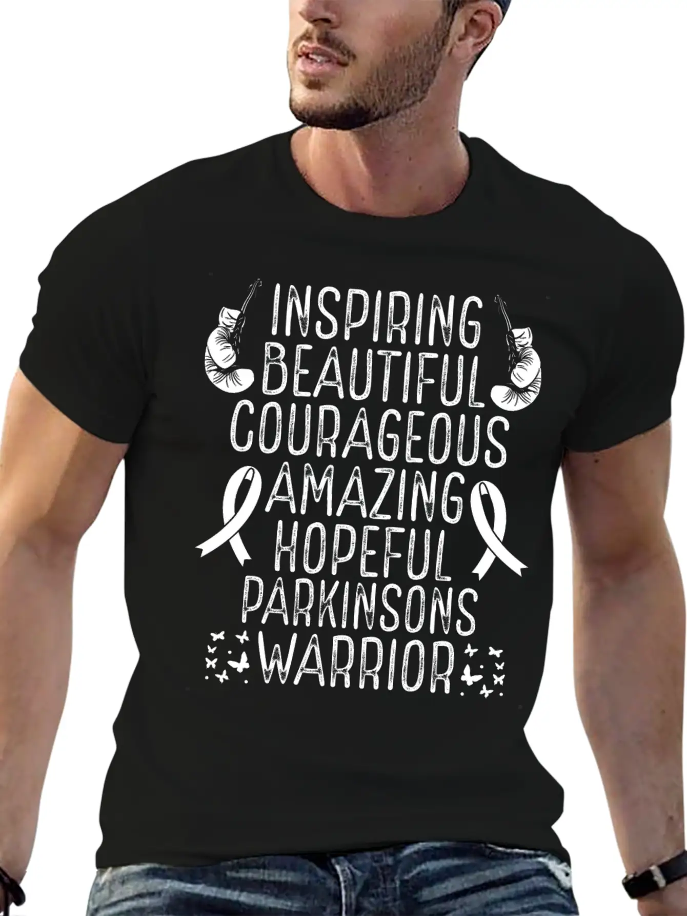 Warrior Disease Fighter Parkinsons Awareness Soft Cotton Short Sleeve Tee ¨C Unisex Wardrobe Staple