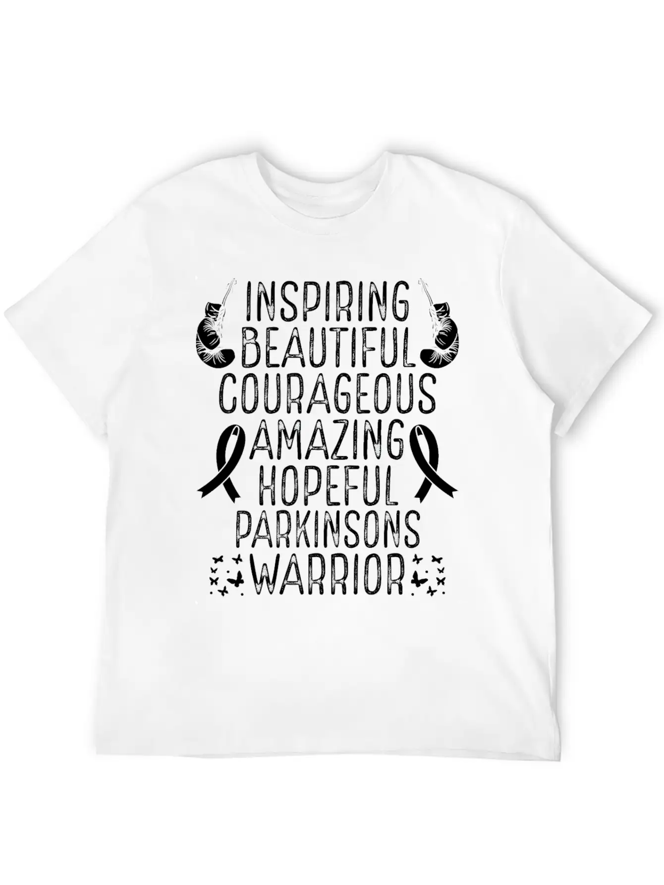 Warrior Disease Fighter Parkinsons Awareness Soft Cotton Short Sleeve Tee ¨C Unisex Wardrobe Staple