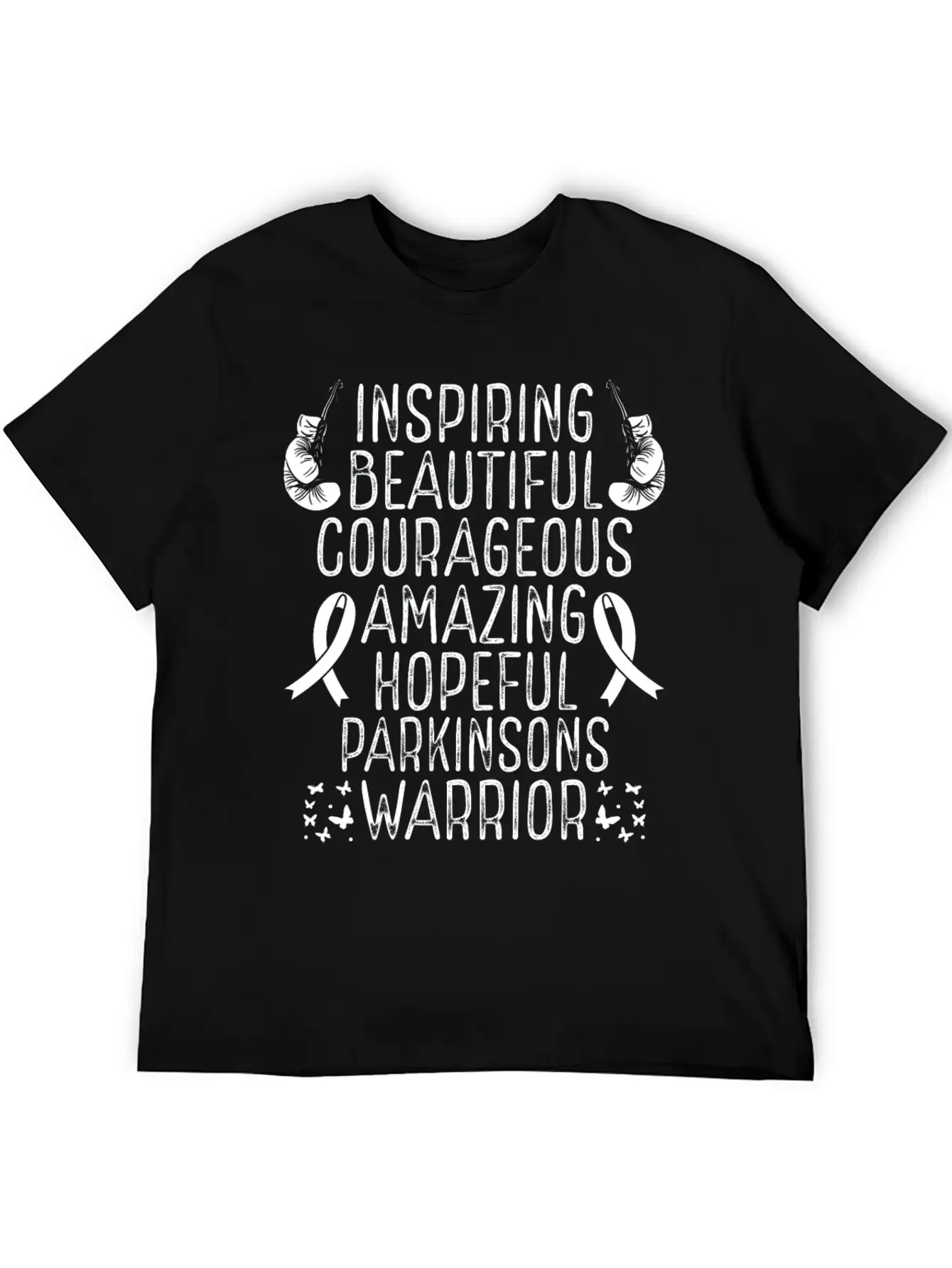 Warrior Disease Fighter Parkinsons Awareness Soft Cotton Short Sleeve Tee ¨C Unisex Wardrobe Staple