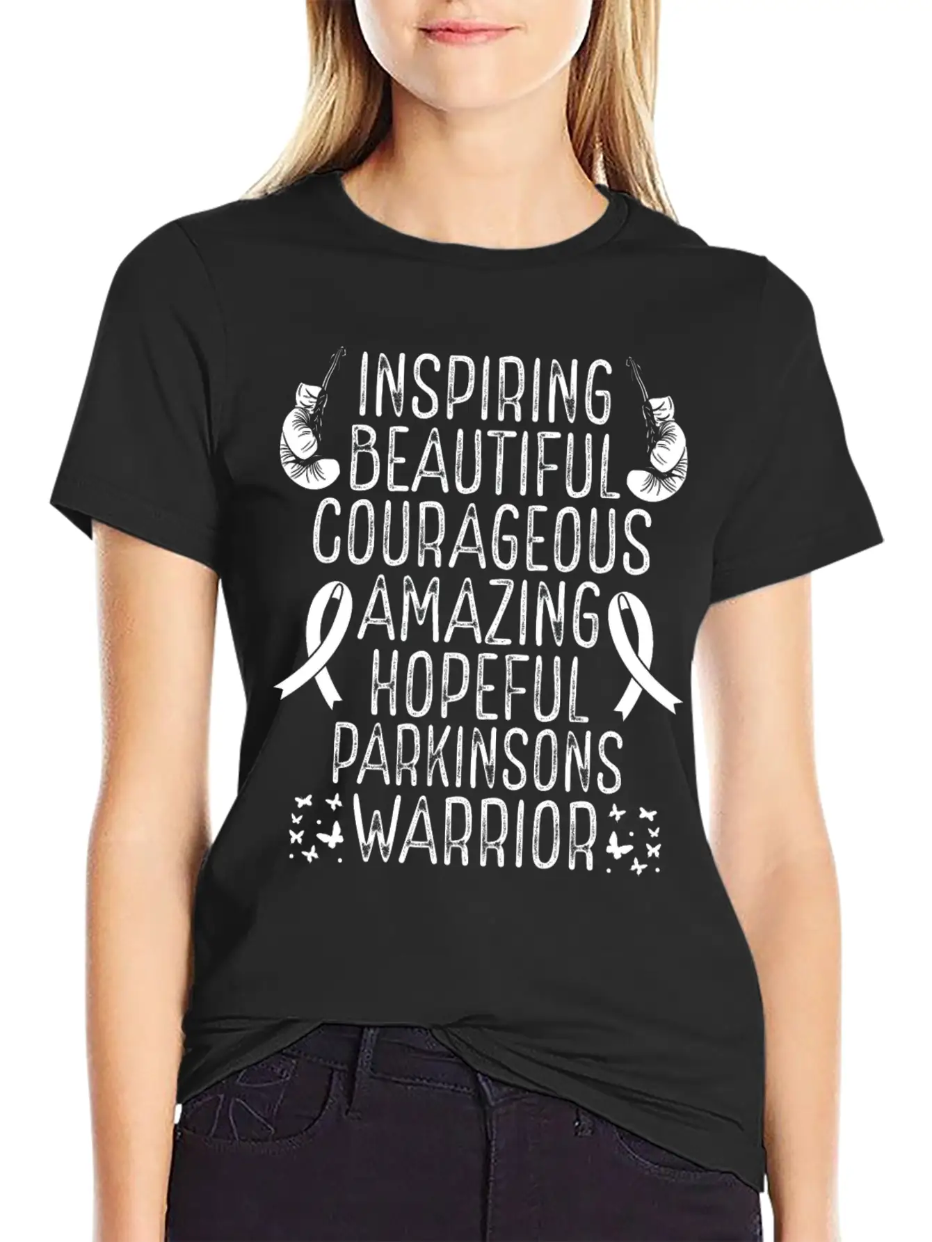 Warrior Disease Fighter Parkinsons Awareness Soft Cotton Short Sleeve Tee ¨C Unisex Wardrobe Staple