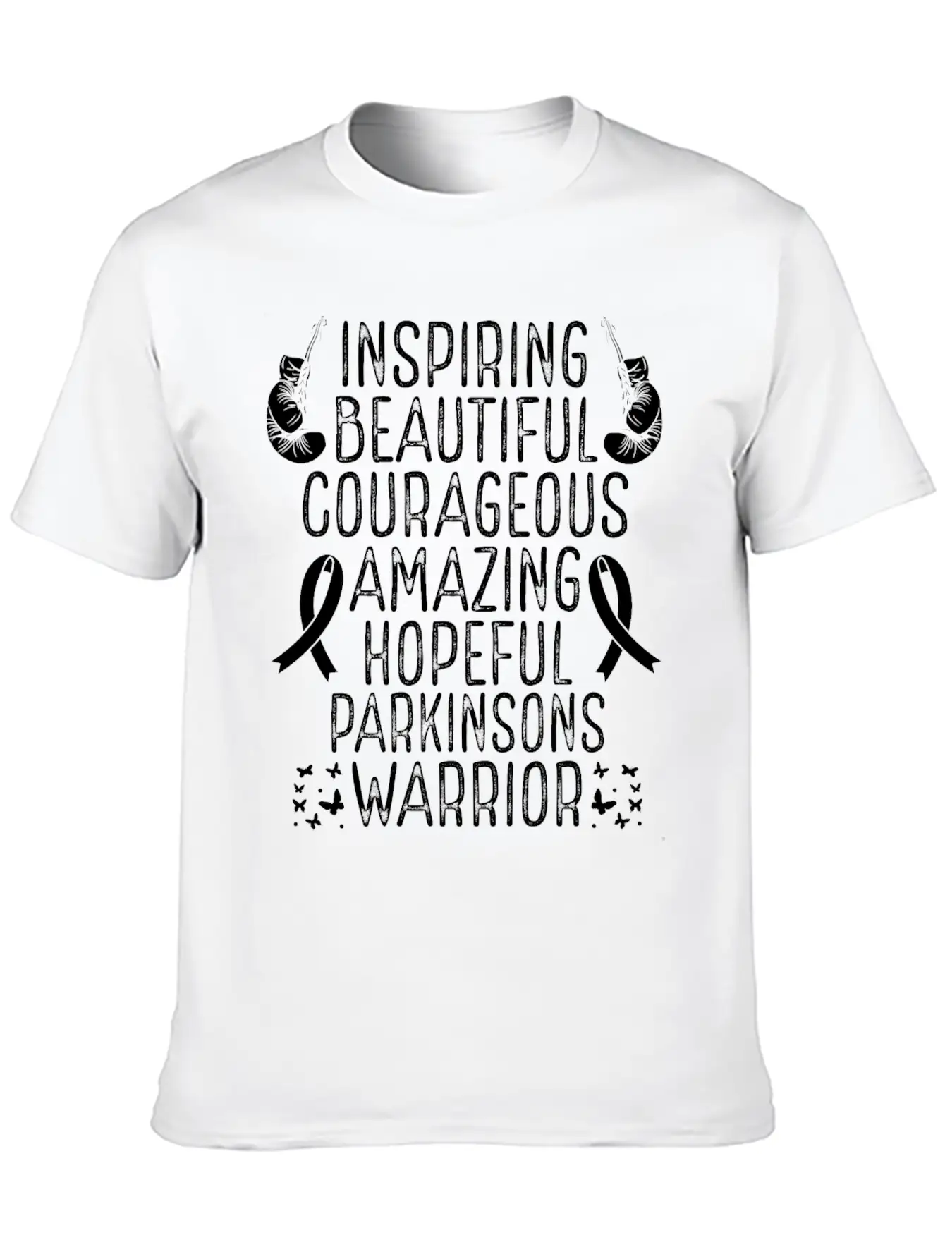 Warrior Disease Fighter Parkinsons Awareness Soft Cotton Short Sleeve Tee ¨C Unisex Wardrobe Staple