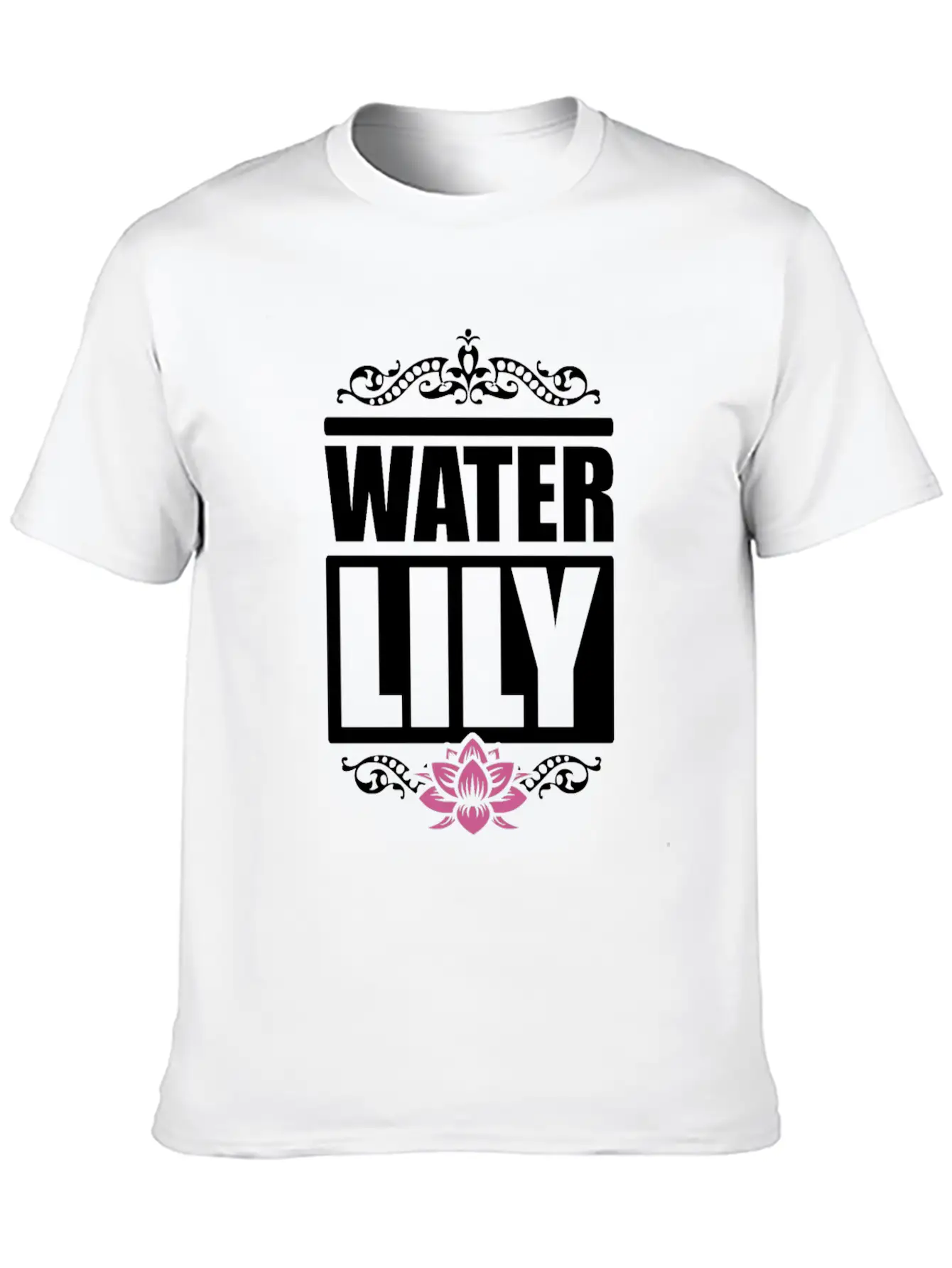 Water Lily Beautiful Flower Summer Girl Essential Cotton Tee For Daily Outfits ¨C Unisex Style