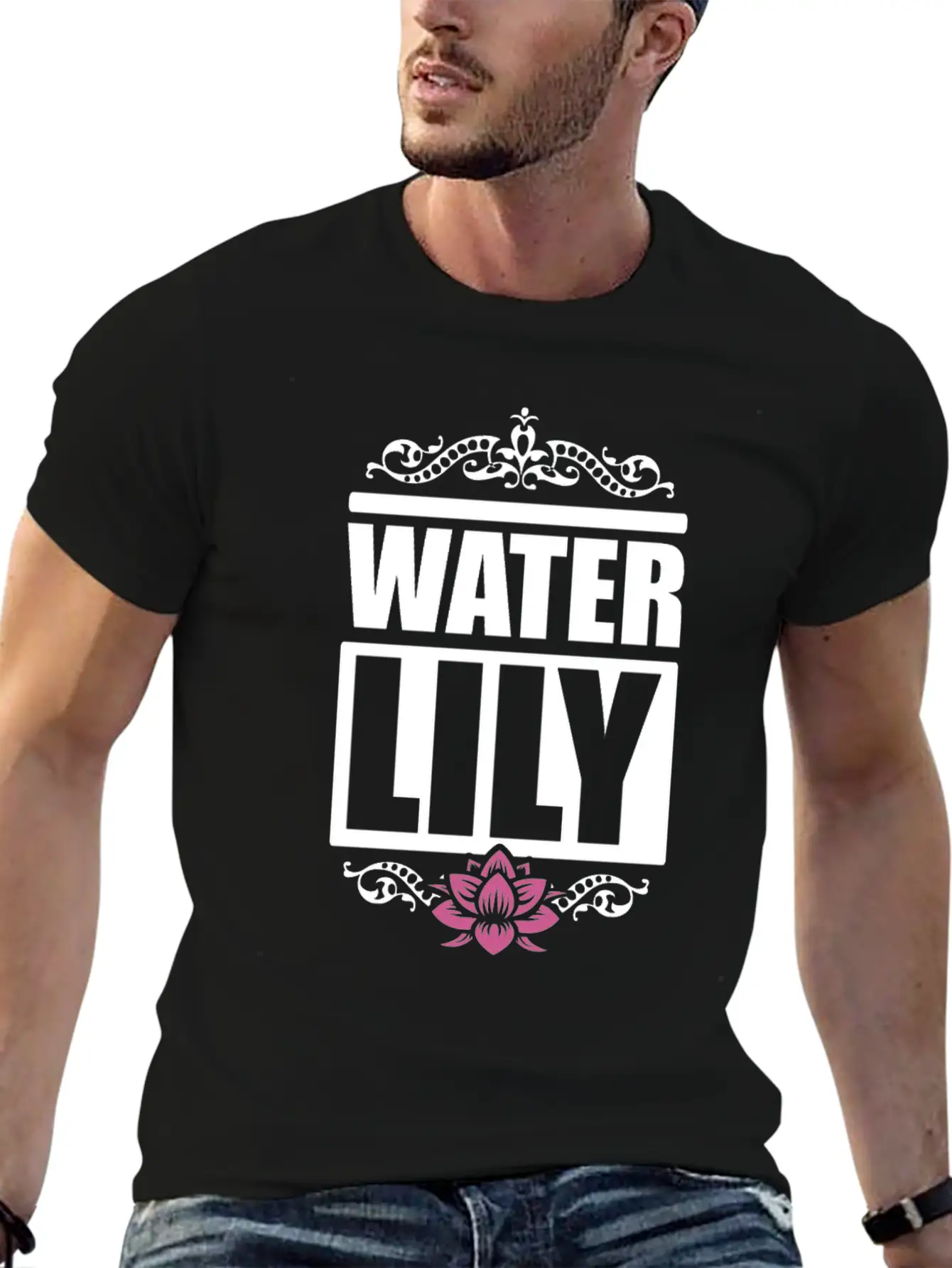 Water Lily Beautiful Flower Summer Girl Essential Cotton Tee For Daily Outfits ¨C Unisex Style