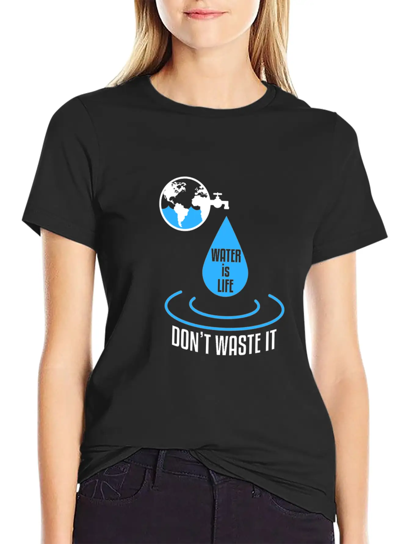 Water Protection Essential Cotton Tee For Daily Outfits ¨C Unisex Style