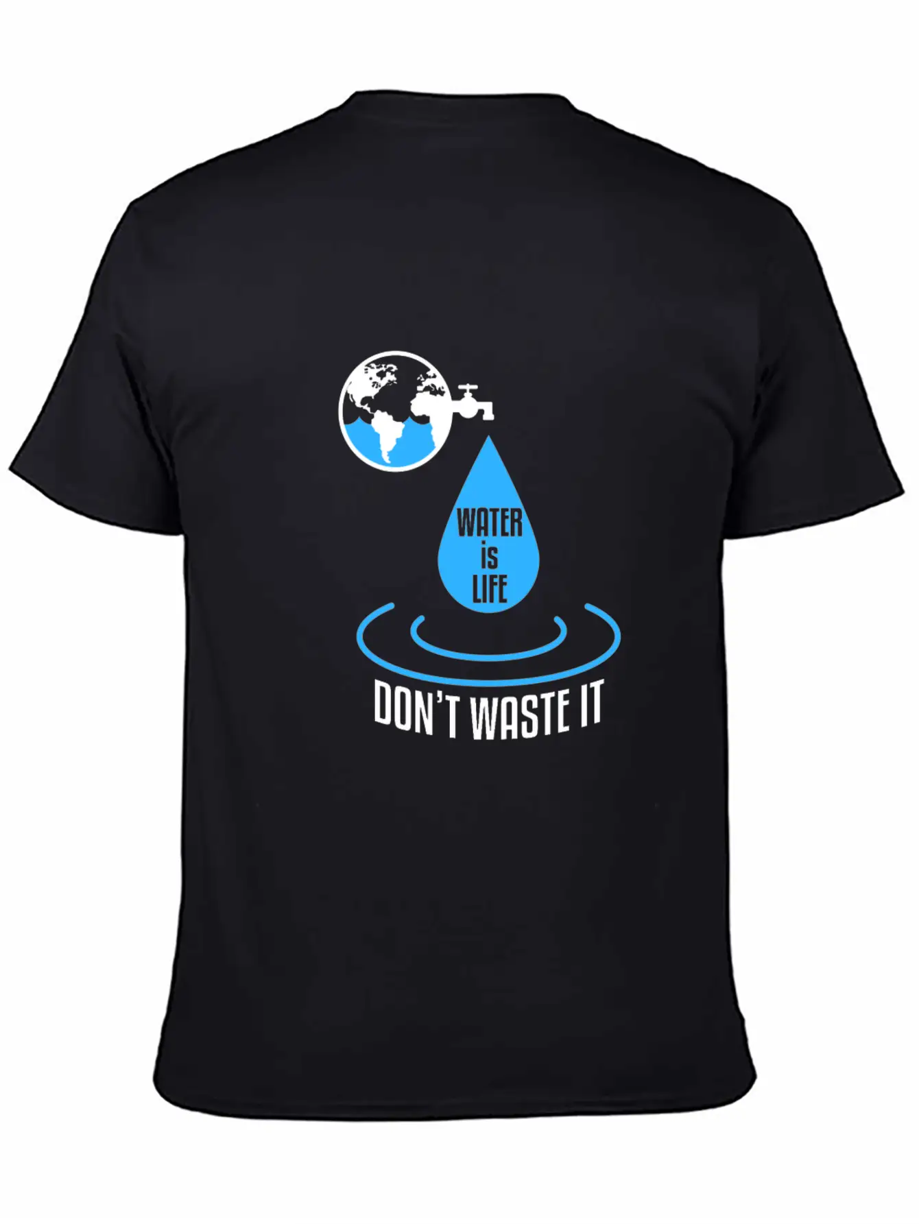 Water Protection Essential Cotton Tee For Daily Outfits ¨C Unisex Style