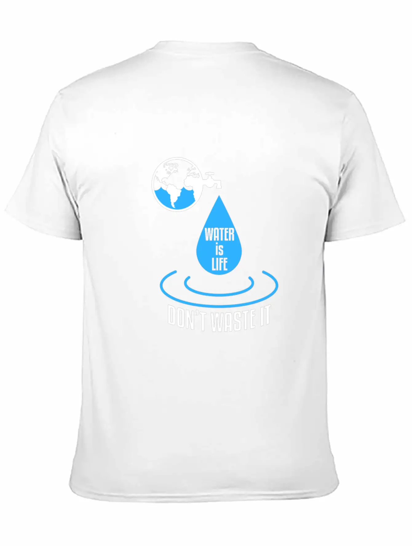 Water Protection Essential Cotton Tee For Daily Outfits ¨C Unisex Style