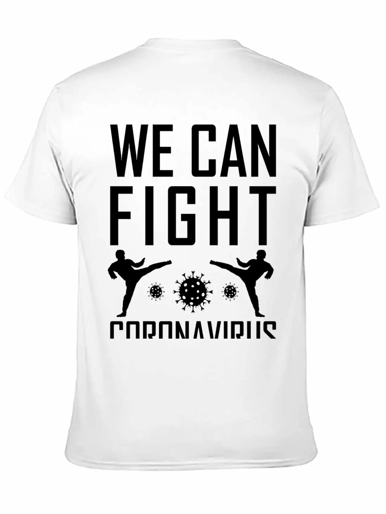 We Can Fight Corona Basic Graphic T-Shirt ¨C Daily Comfort In Soft Cotton
