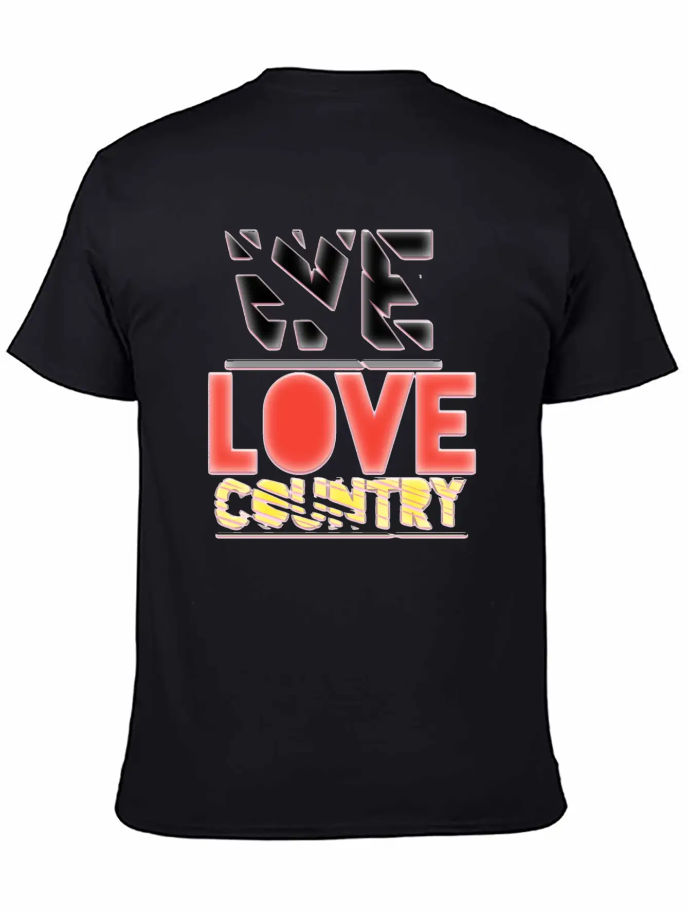We Love Country Essential Cotton Tee For Daily Outfits ¨C Unisex Style