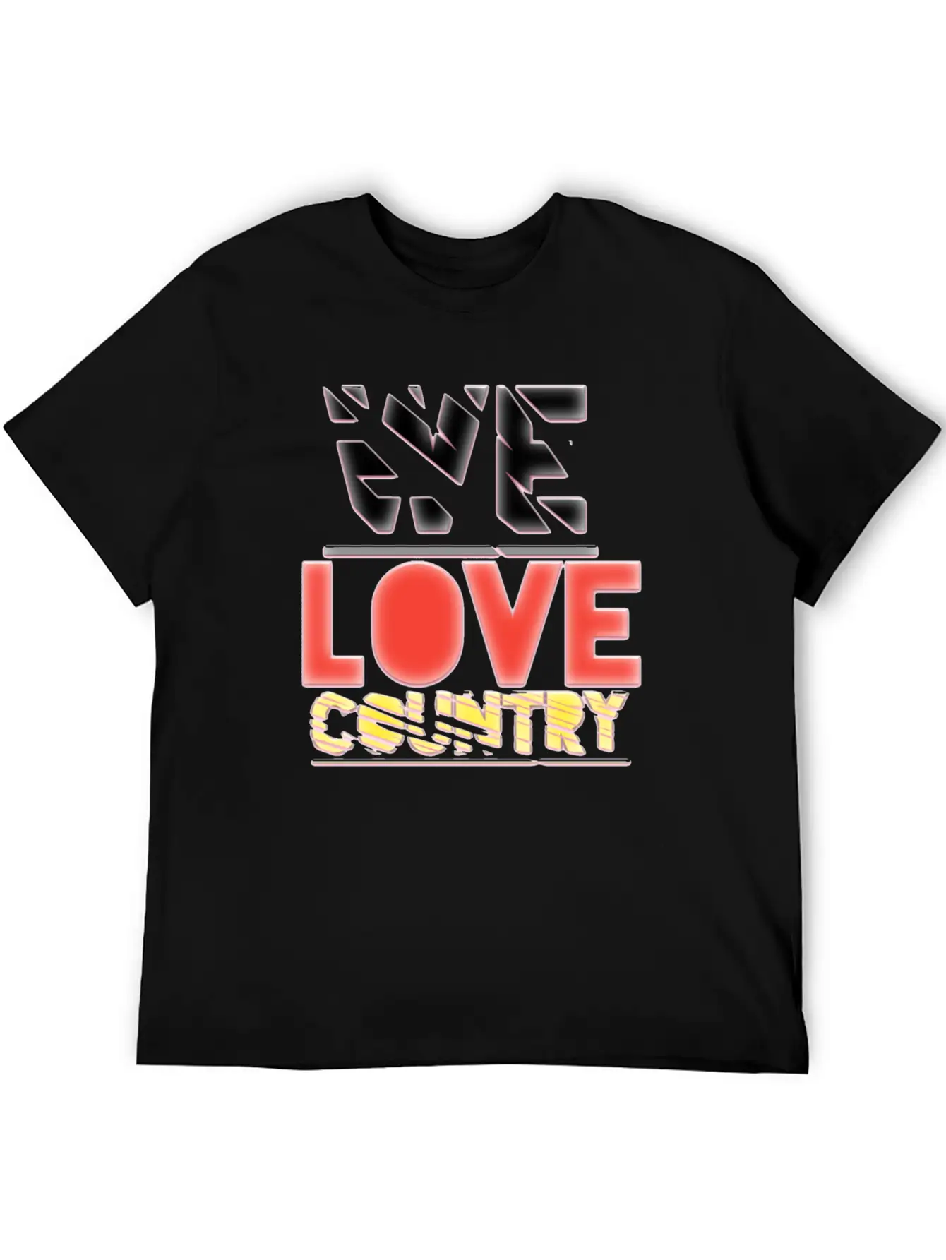 We Love Country Essential Cotton Tee For Daily Outfits ¨C Unisex Style