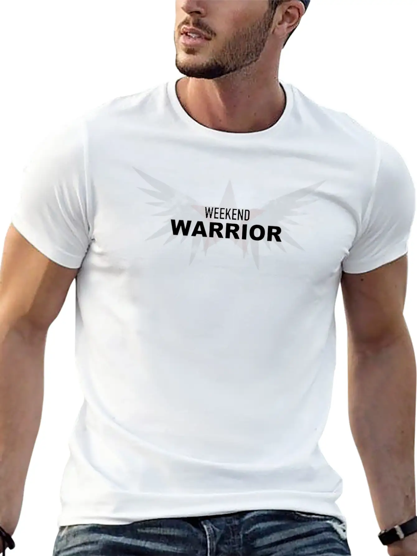 WEEKEND WARRIOR Hardstyle Rawstyle Hardcore Basic Graphic T-Shirt ¨C Daily Comfort In Soft Cotton