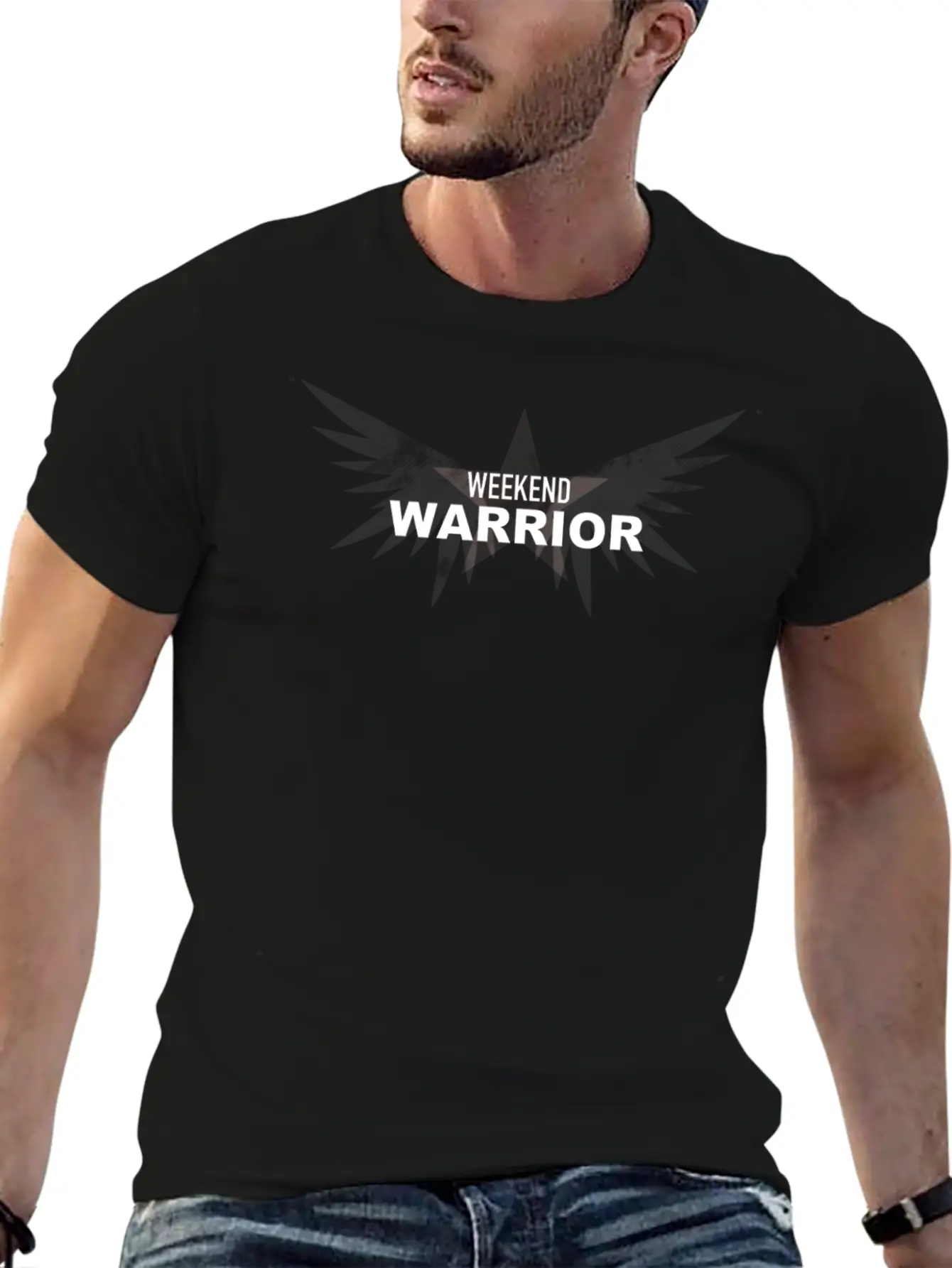 WEEKEND WARRIOR Hardstyle Rawstyle Hardcore Basic Graphic T-Shirt ¨C Daily Comfort In Soft Cotton