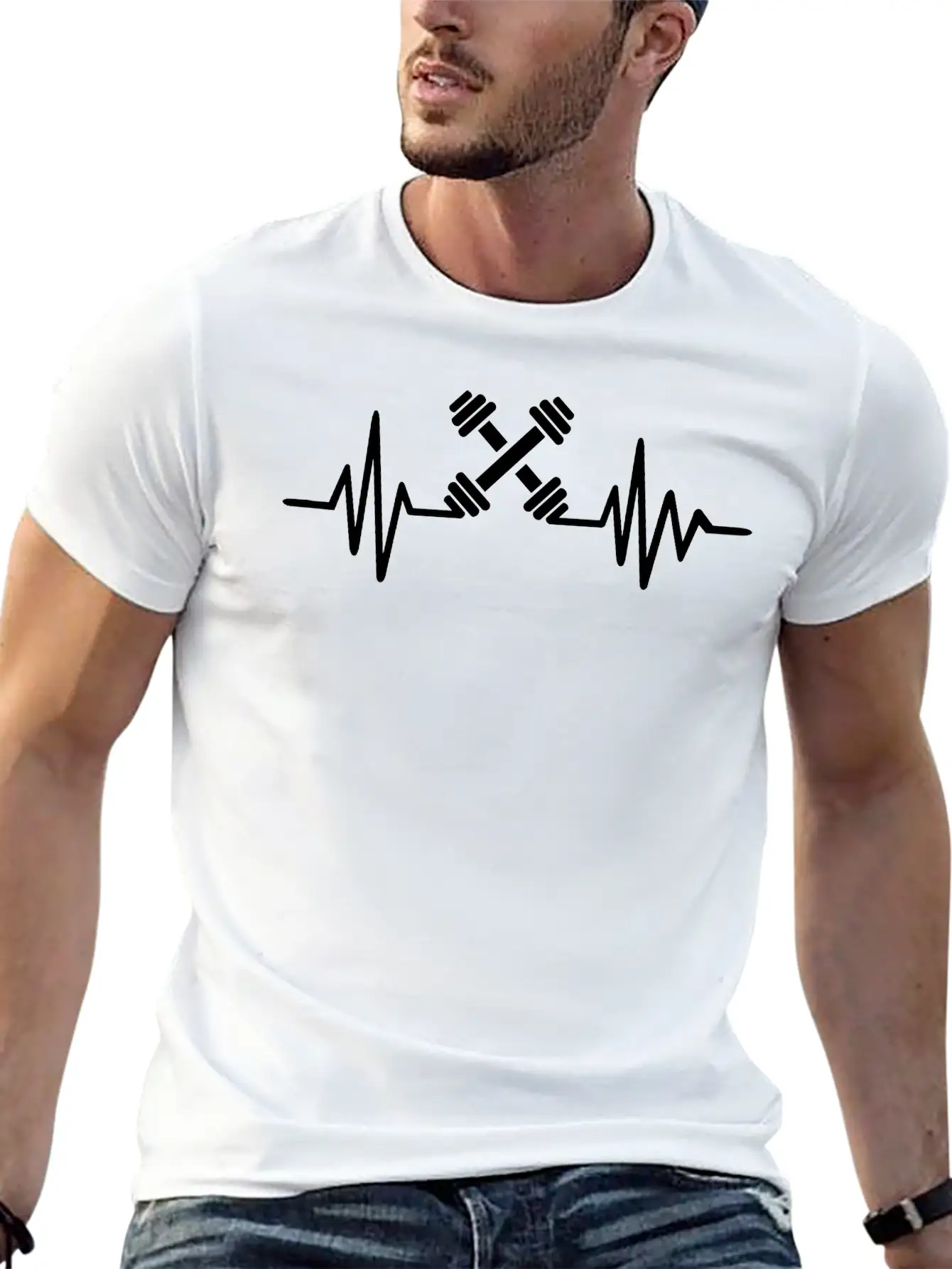 Weightlifting Basic Graphic T-Shirt ¨C Daily Comfort In Soft Cotton