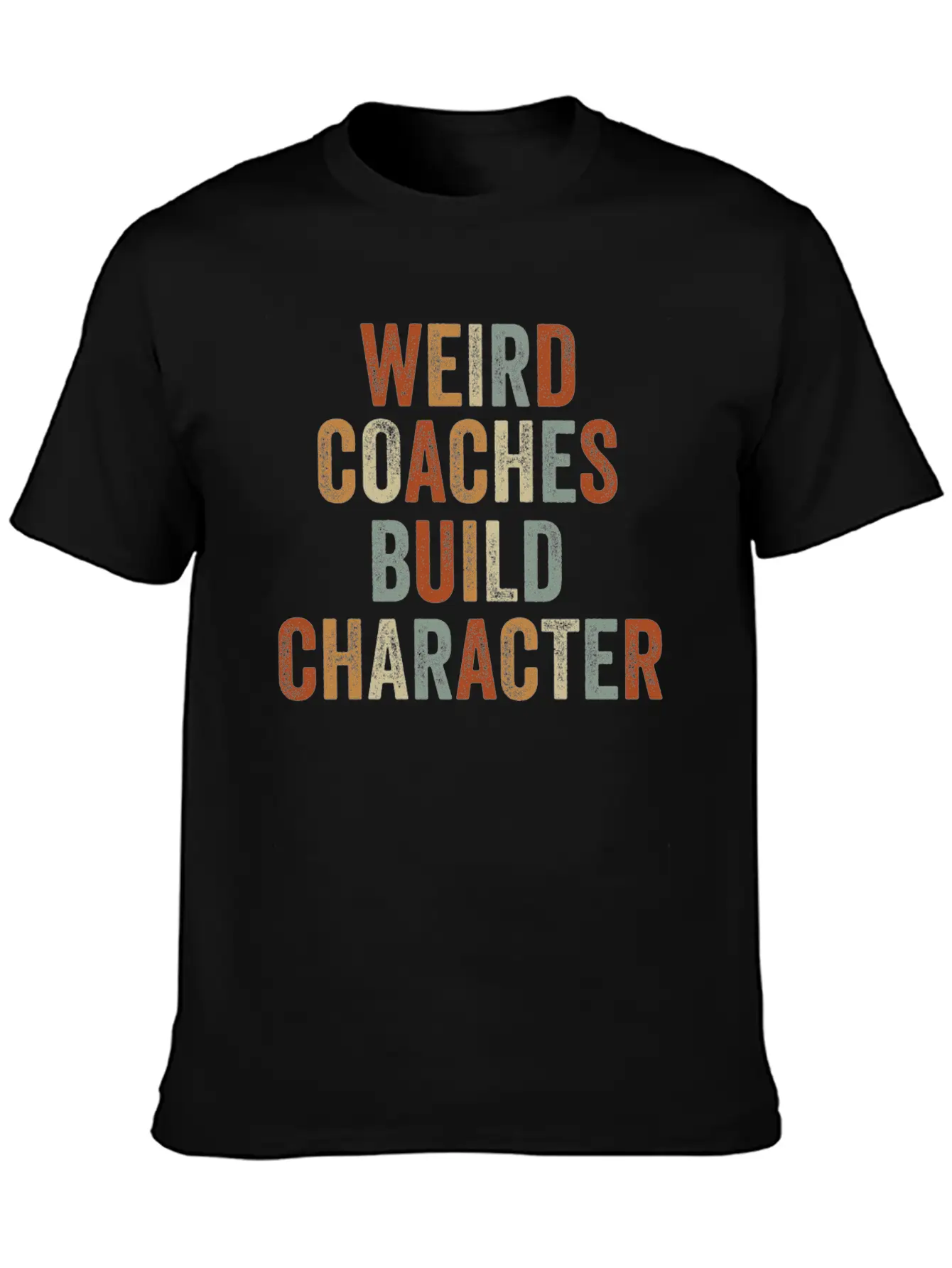 Weird Coaches Build Character Coach Essential Cotton Tee For Daily Outfits ¨C Unisex Style
