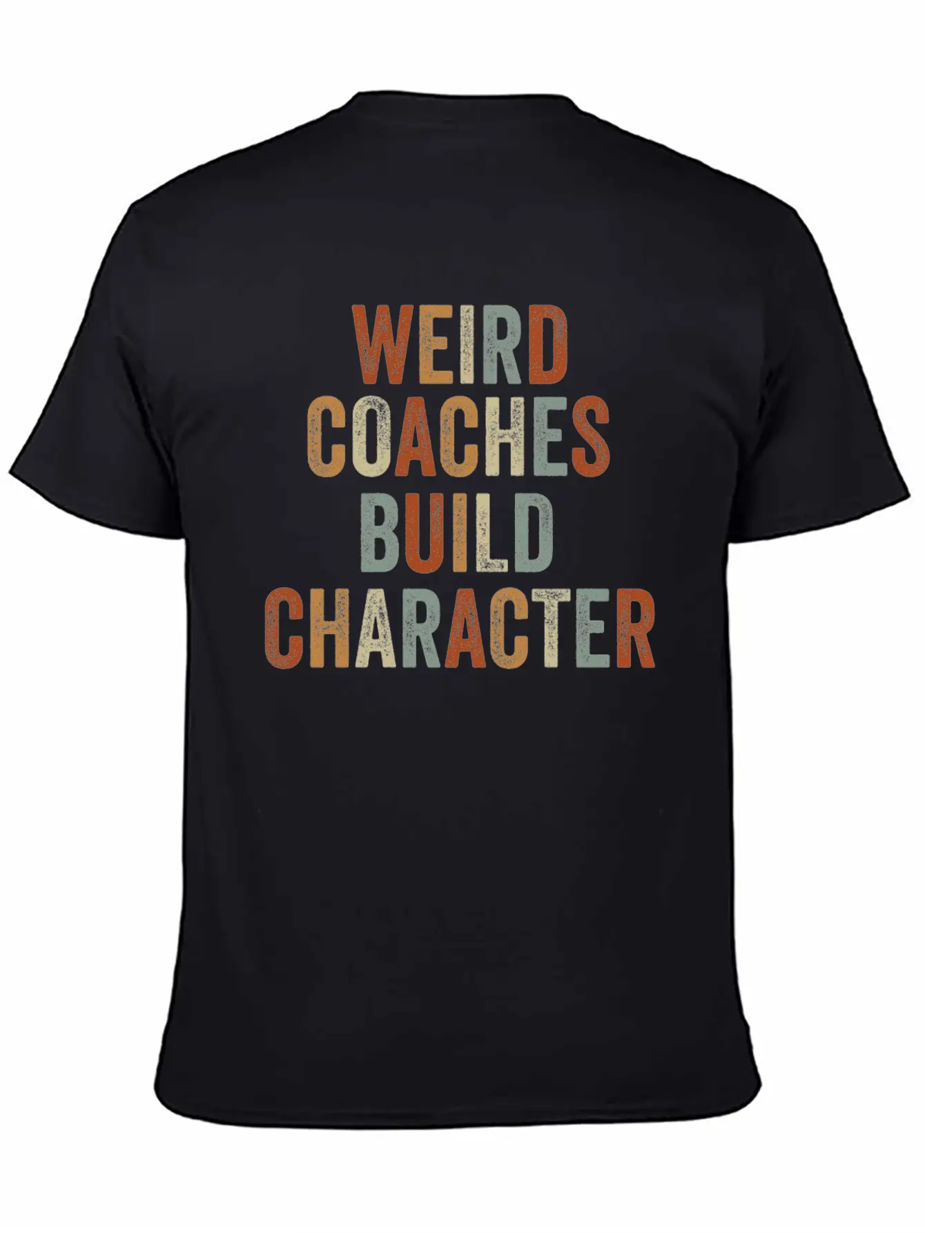 Weird Coaches Build Character Coach Essential Cotton Tee For Daily Outfits ¨C Unisex Style