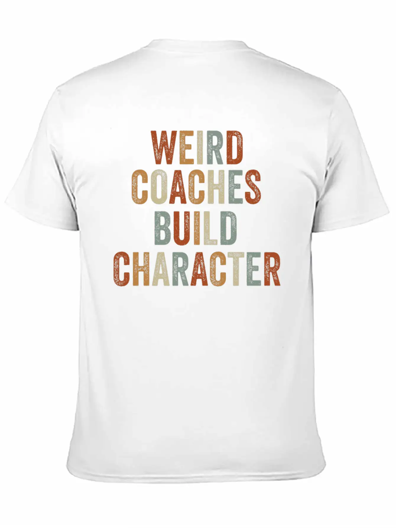 Weird Coaches Build Character Coach Essential Cotton Tee For Daily Outfits ¨C Unisex Style