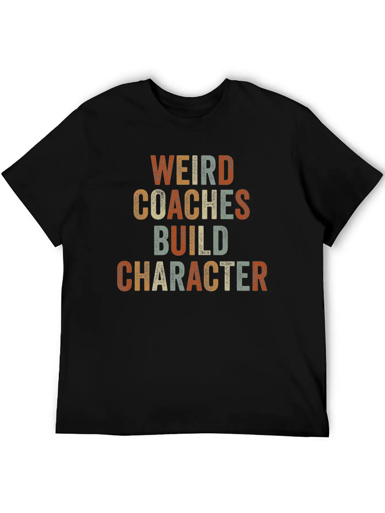 Weird Coaches Build Character Coach Essential Cotton Tee For Daily Outfits ¨C Unisex Style