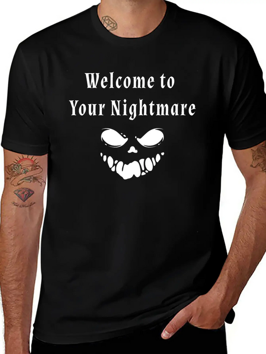 Welcome To Your Nightmare Soft Cotton Short Sleeve Tee ¨C Unisex Wardrobe Staple