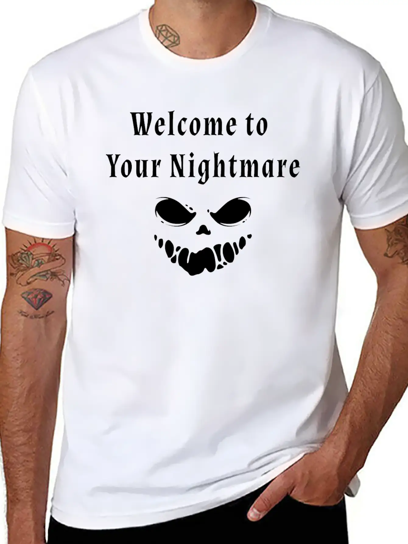 Welcome To Your Nightmare Soft Cotton Short Sleeve Tee ¨C Unisex Wardrobe Staple