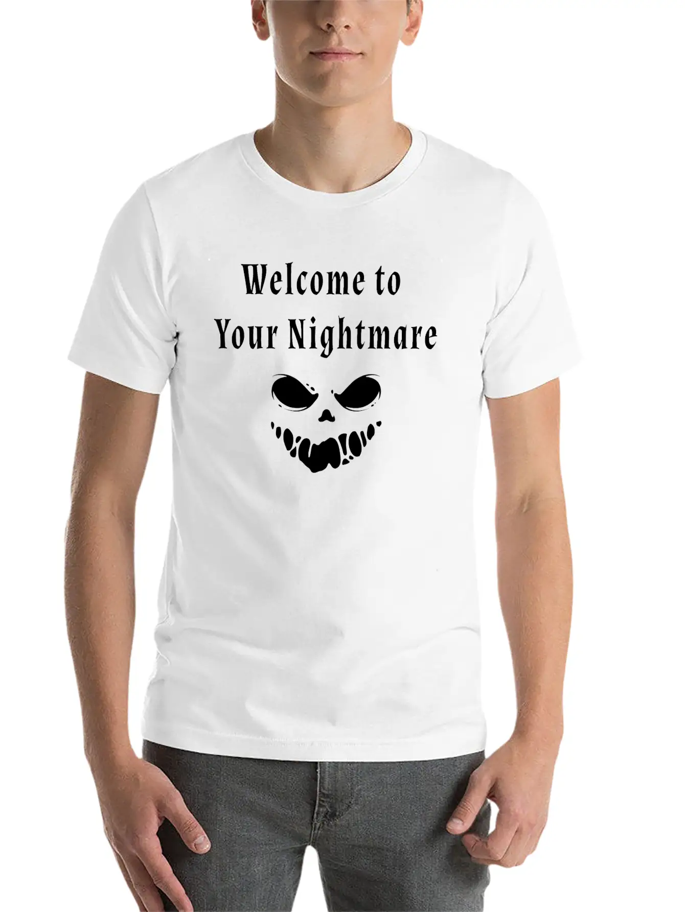 Welcome To Your Nightmare Soft Cotton Short Sleeve Tee ¨C Unisex Wardrobe Staple