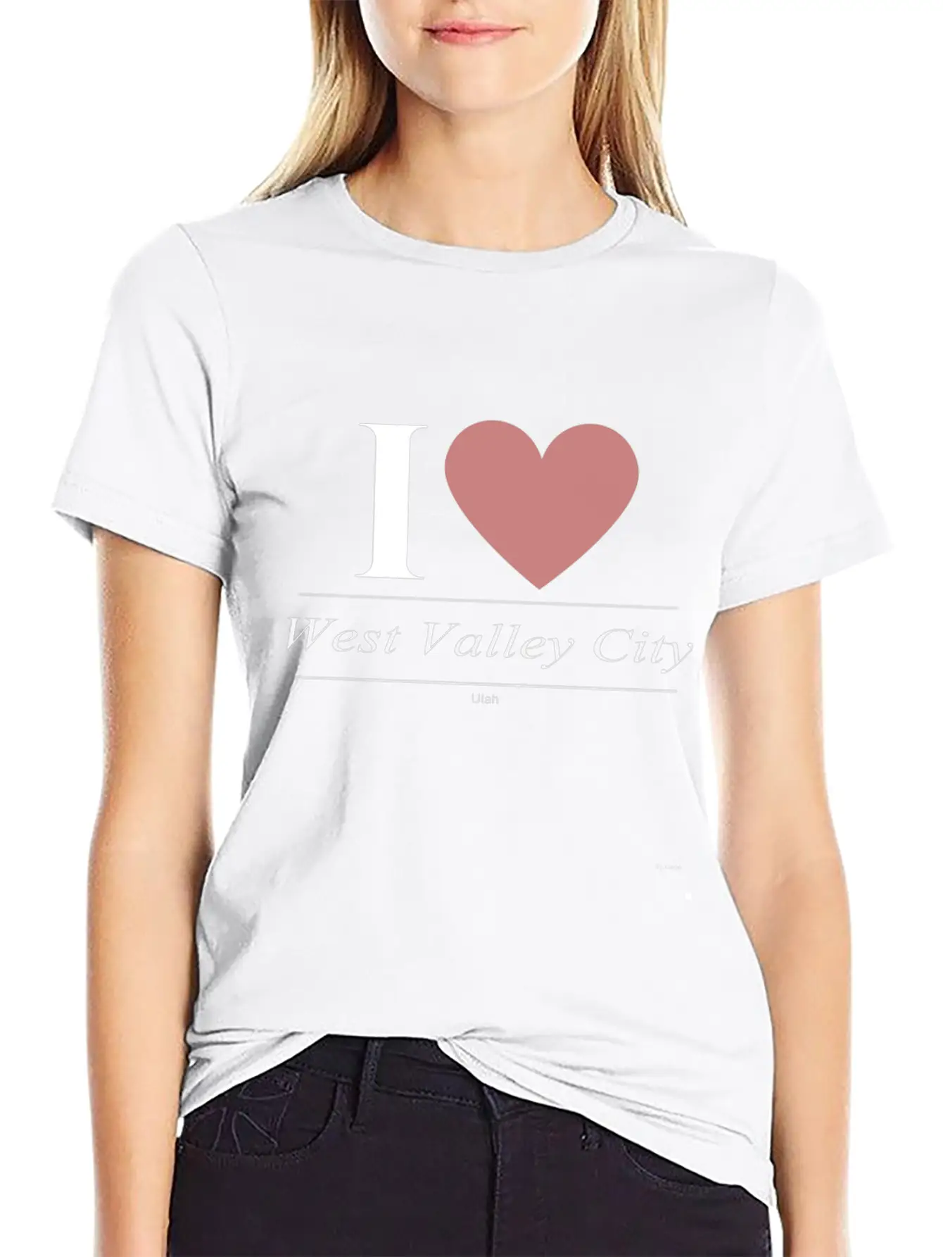 West Valley City Utah UT Utahn Basic Graphic T-Shirt ¨C Daily Comfort In Soft Cotton