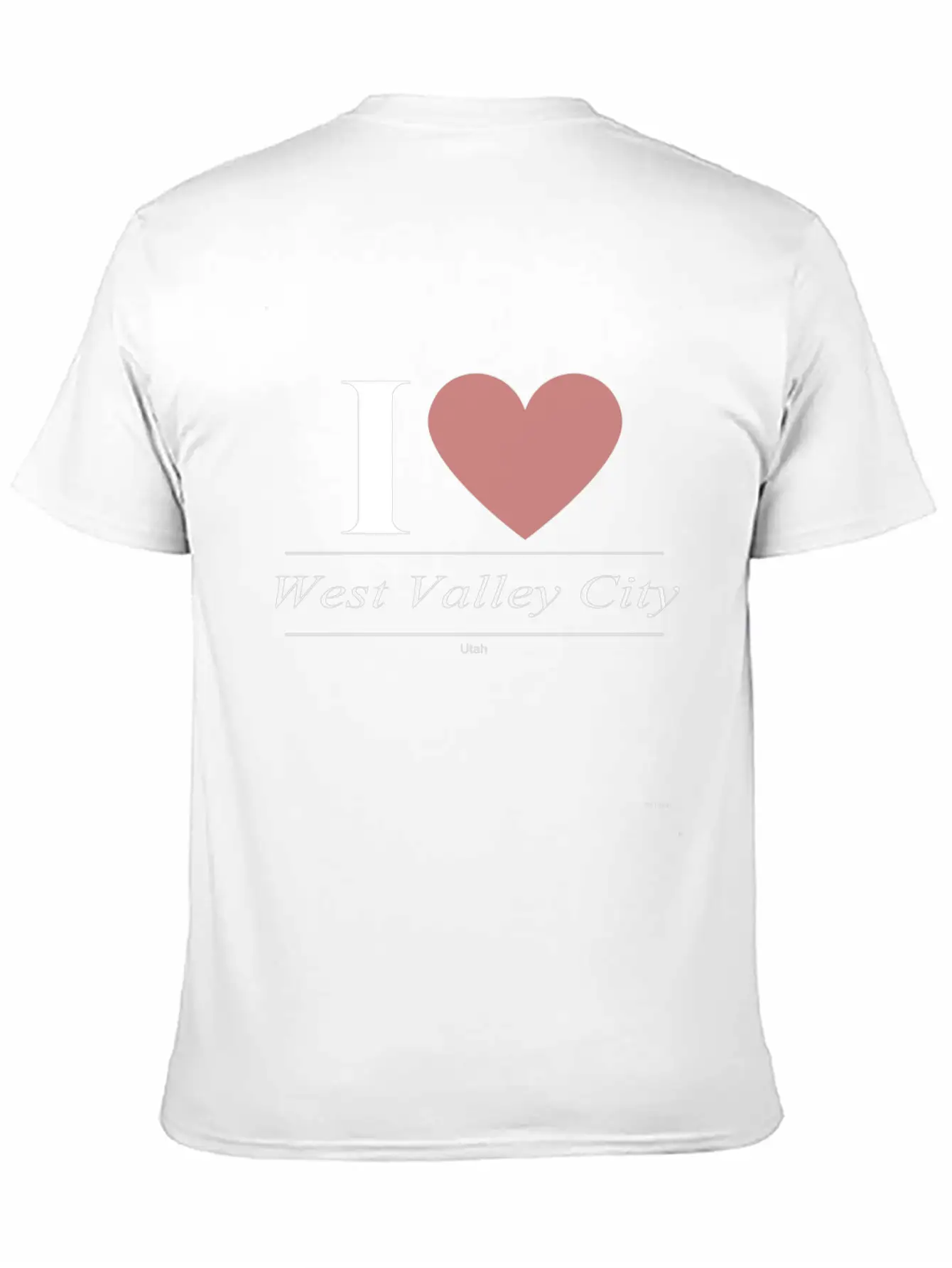 West Valley City Utah UT Utahn Basic Graphic T-Shirt ¨C Daily Comfort In Soft Cotton