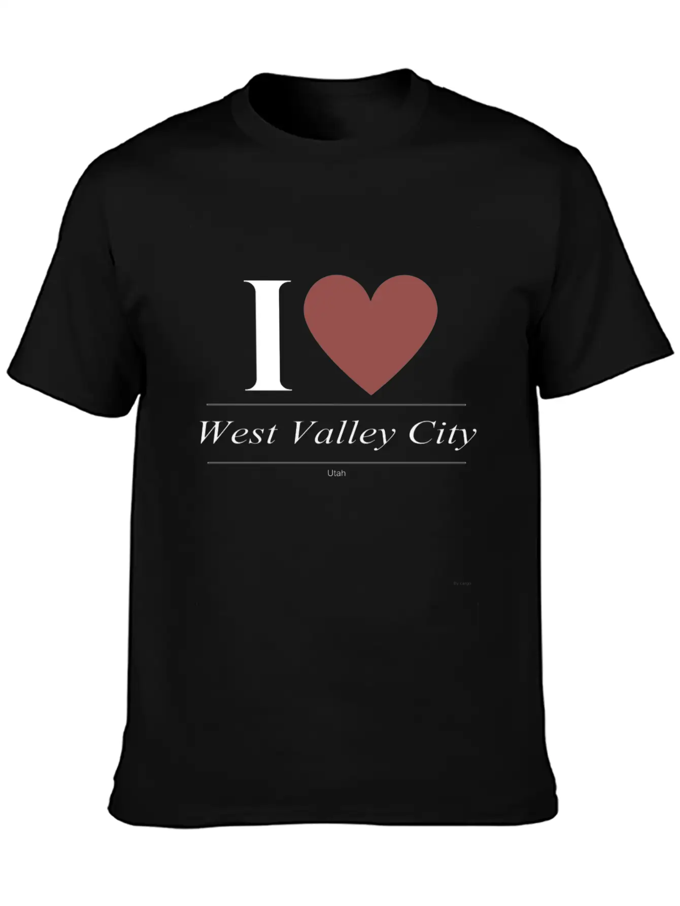 West Valley City Utah UT Utahn Basic Graphic T-Shirt ¨C Daily Comfort In Soft Cotton