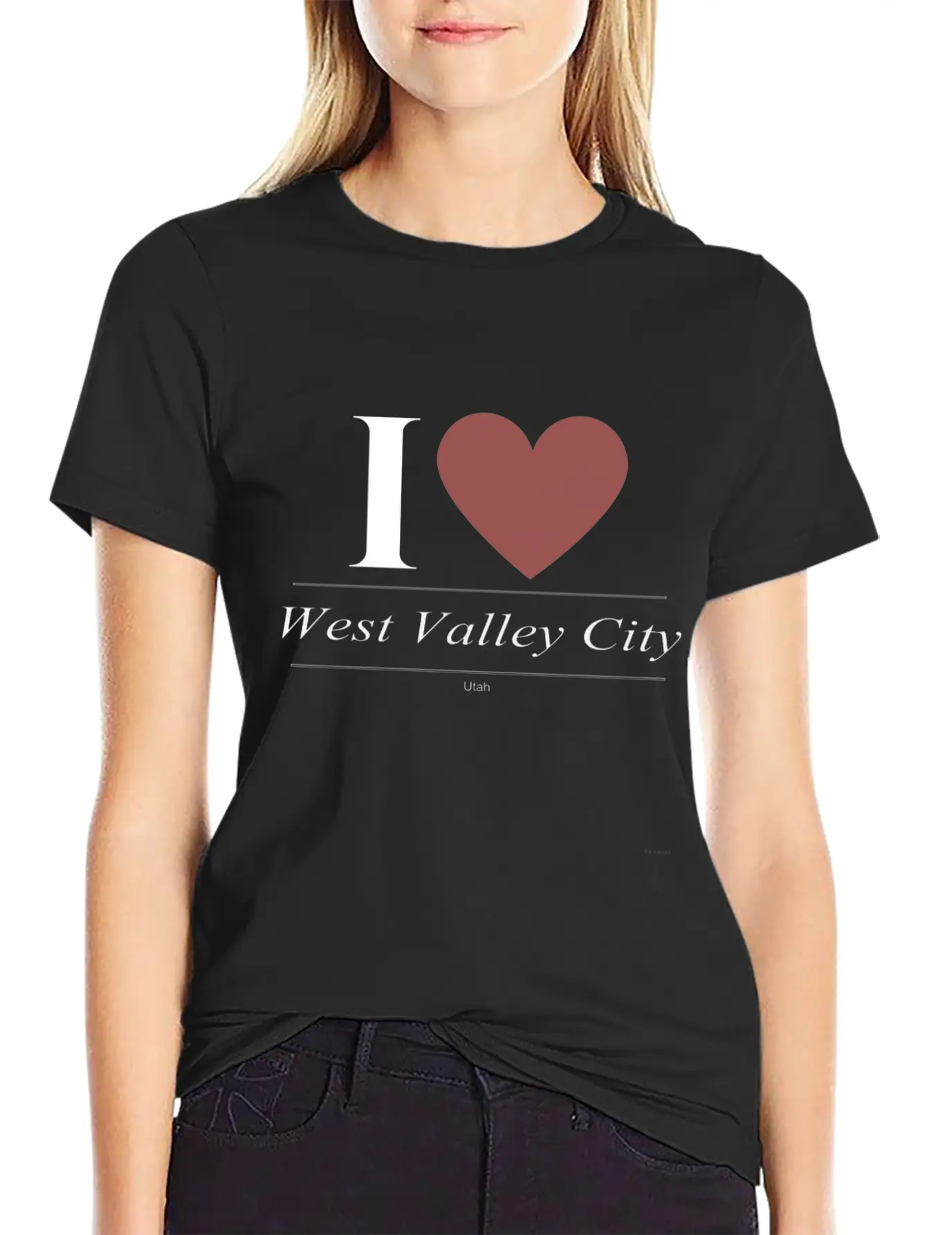 West Valley City Utah UT Utahn Basic Graphic T-Shirt ¨C Daily Comfort In Soft Cotton