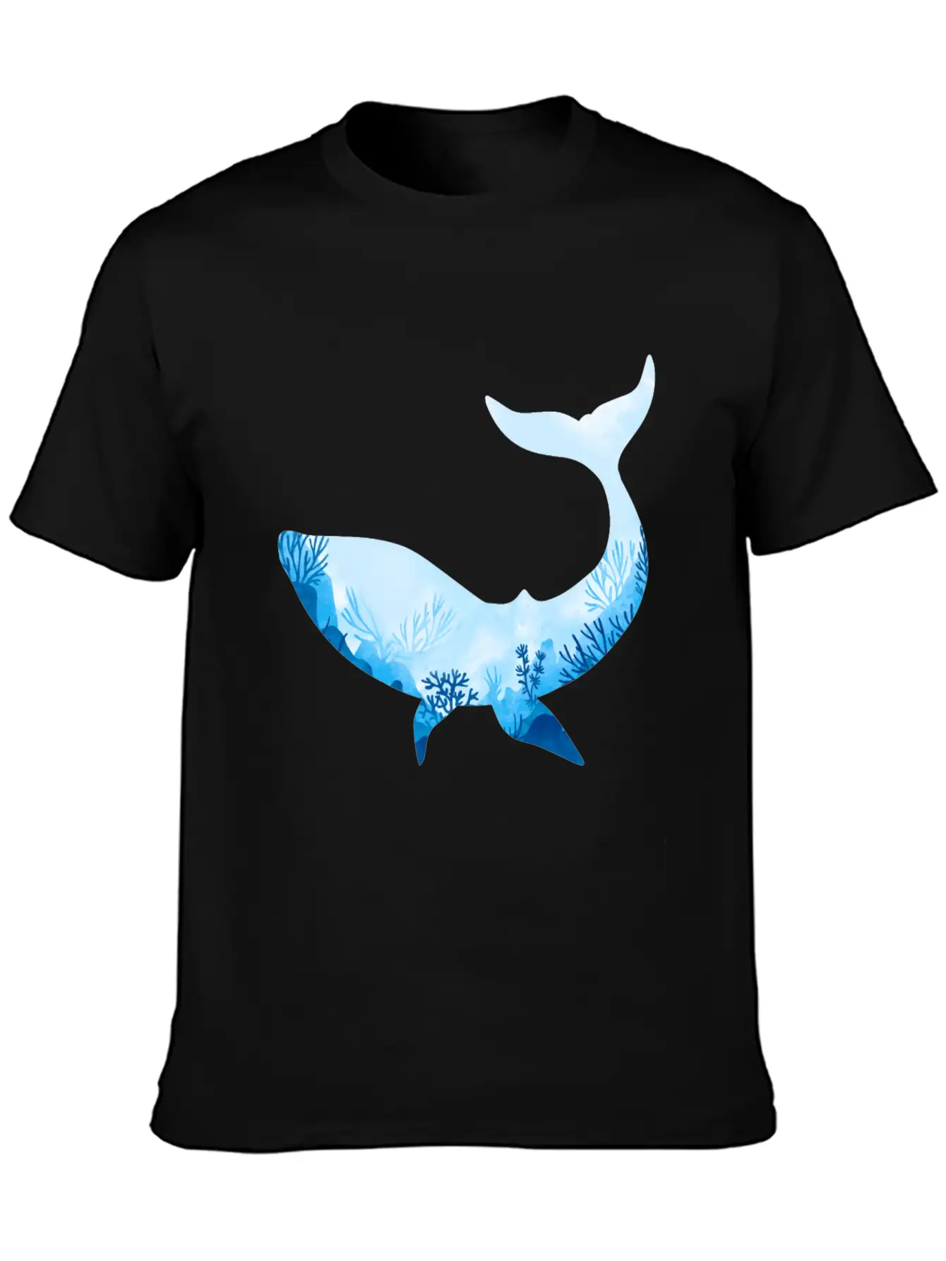 Whale With Ocean Diver Design Love Scuba Diving Basic Graphic T-Shirt ¨C Daily Comfort In Soft Cotton