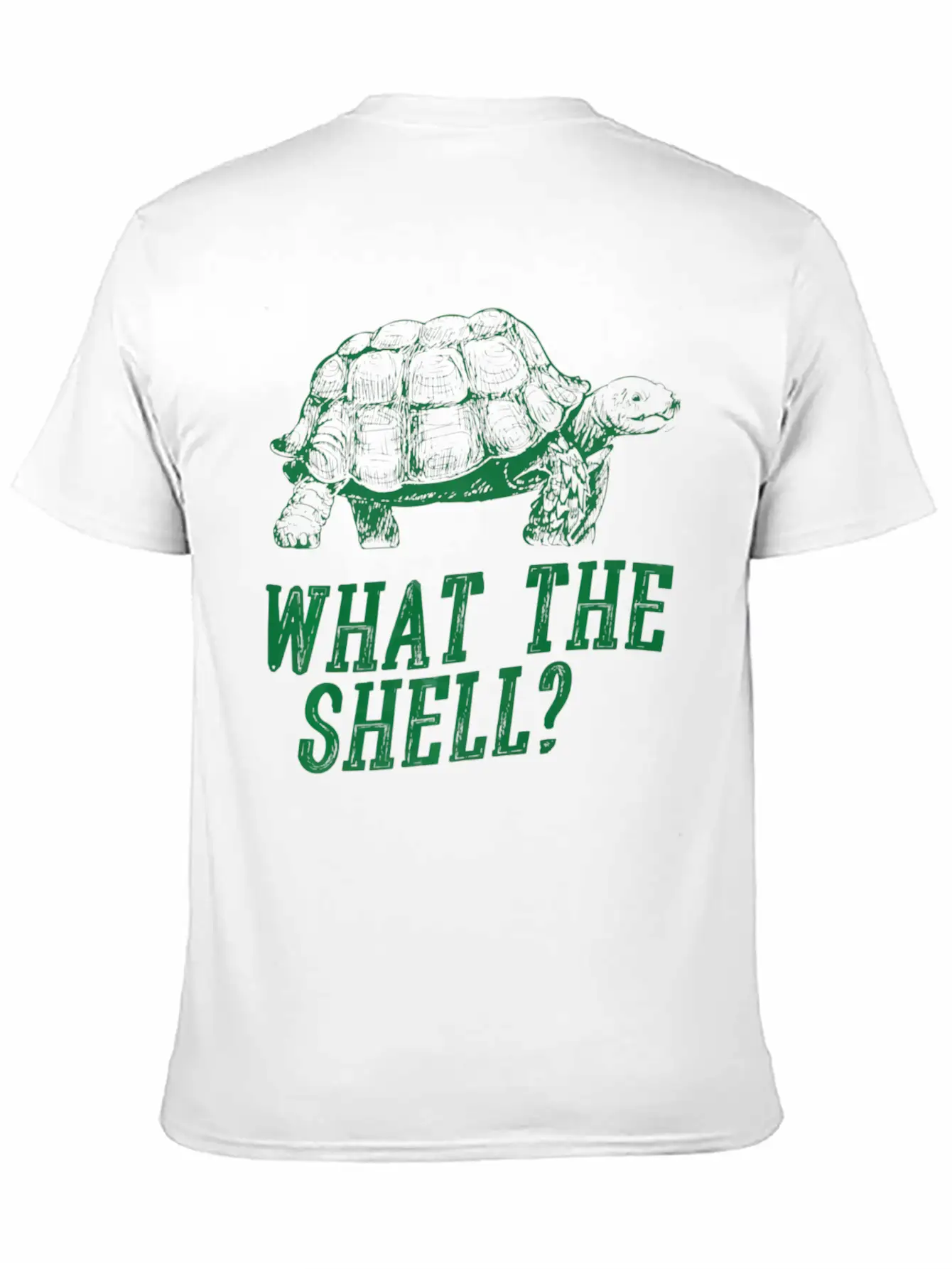 What The Shell Turtley Tortoise Turtle Funny Essential Cotton Tee For Daily Outfits ¨C Unisex Style