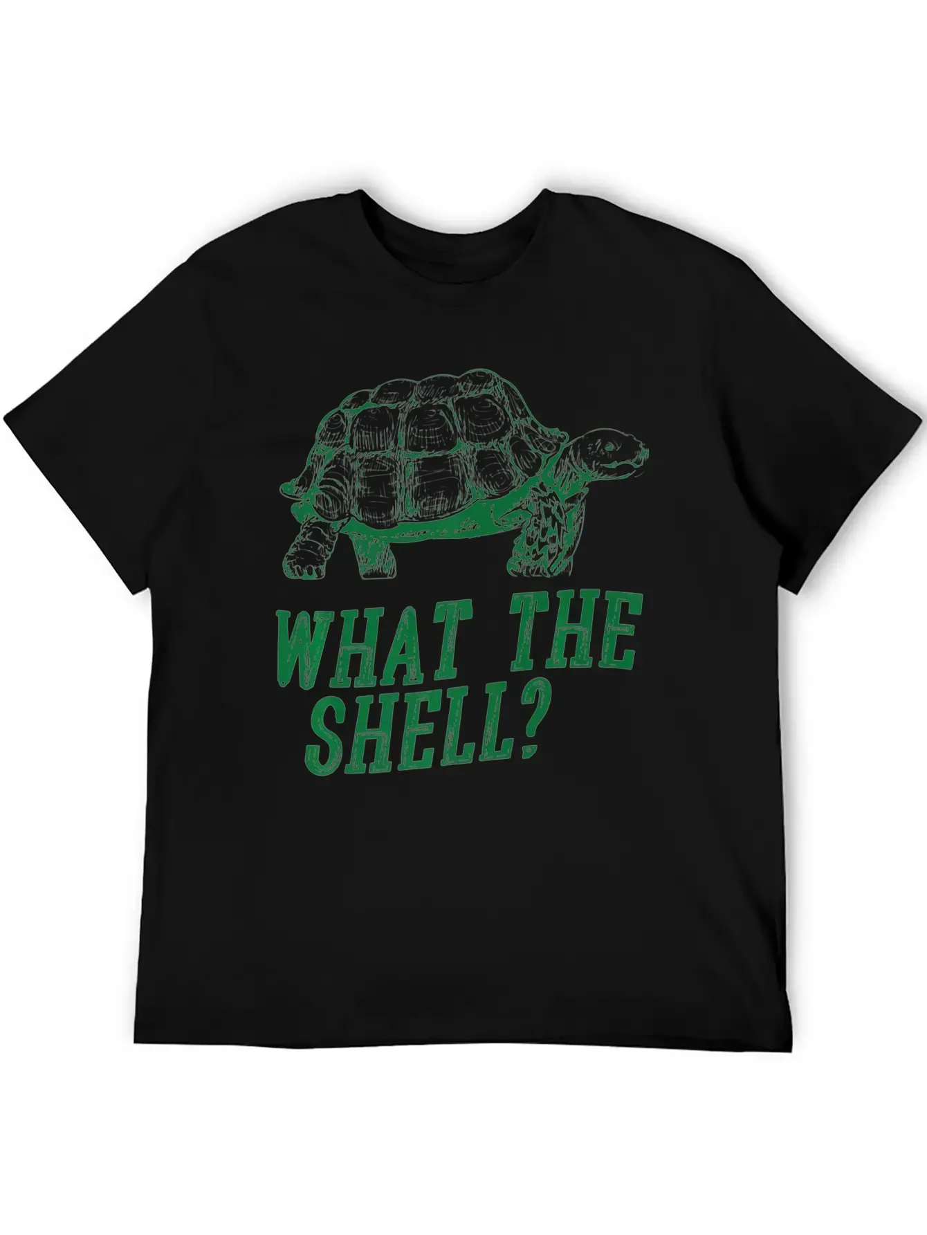 What The Shell Turtley Tortoise Turtle Funny Essential Cotton Tee For Daily Outfits ¨C Unisex Style