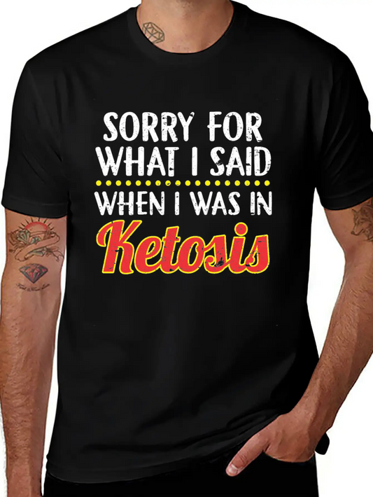 When I Was In Ketosis Diet Keto Basic Graphic T-Shirt ¨C Daily Comfort In Soft Cotton
