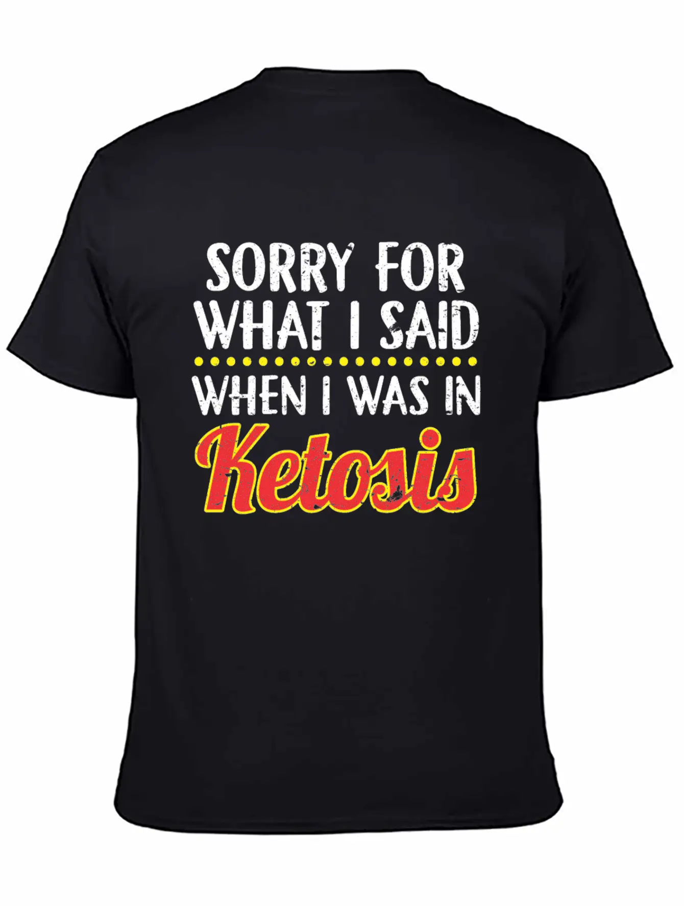 When I Was In Ketosis Diet Keto Basic Graphic T-Shirt ¨C Daily Comfort In Soft Cotton