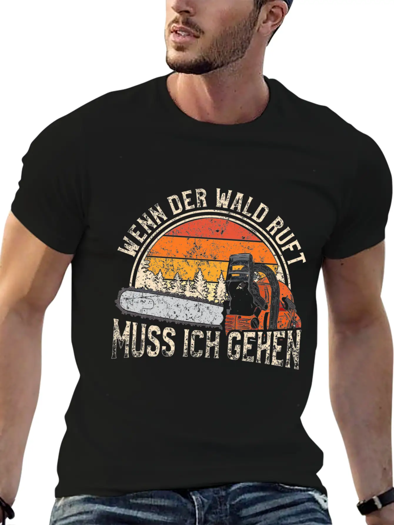 When The Forest Calls I Must Go Forest Ranger Essential Cotton Tee For Daily Outfits ¨C Unisex Style