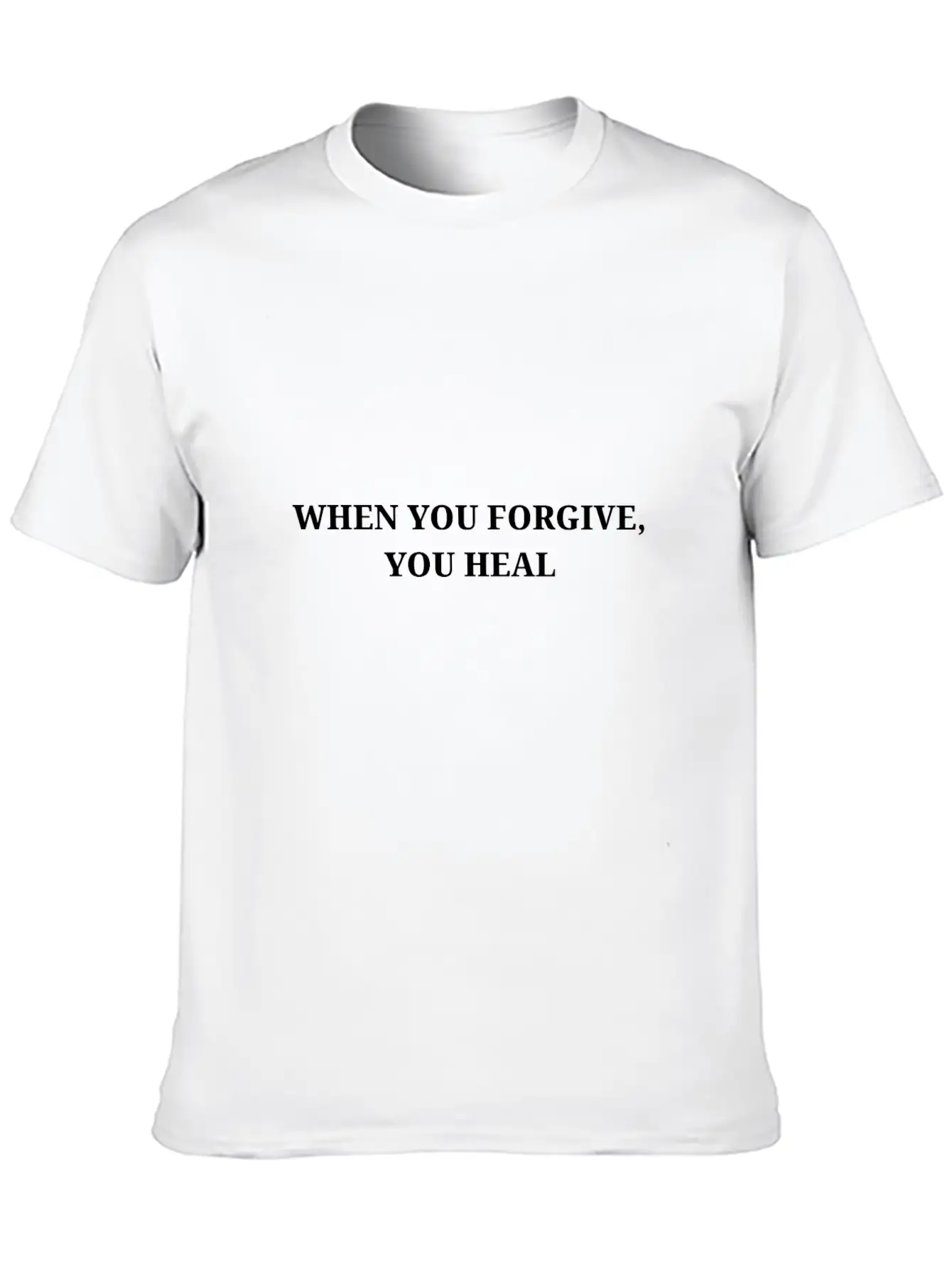 When You Forgive, You Heal Essential Cotton Tee For Daily Outfits ¨C Unisex Style