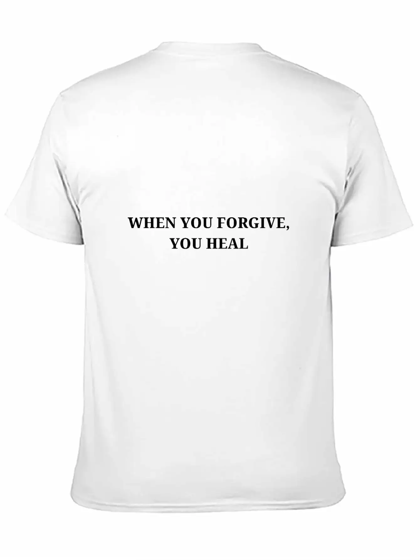 When You Forgive, You Heal Essential Cotton Tee For Daily Outfits ¨C Unisex Style